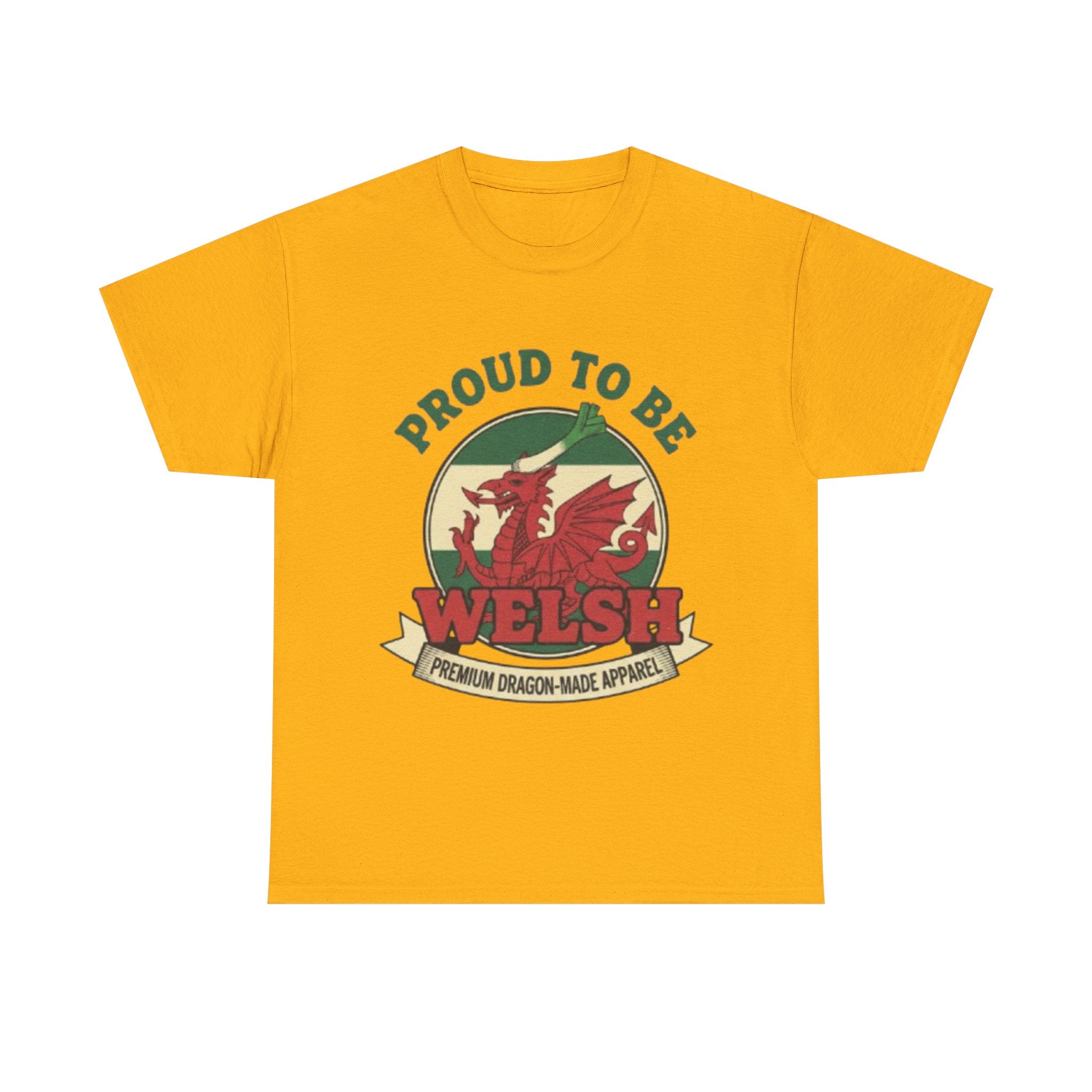 Proud to Be Welsh T-Shirt — Welsh Dragon Pride Tee