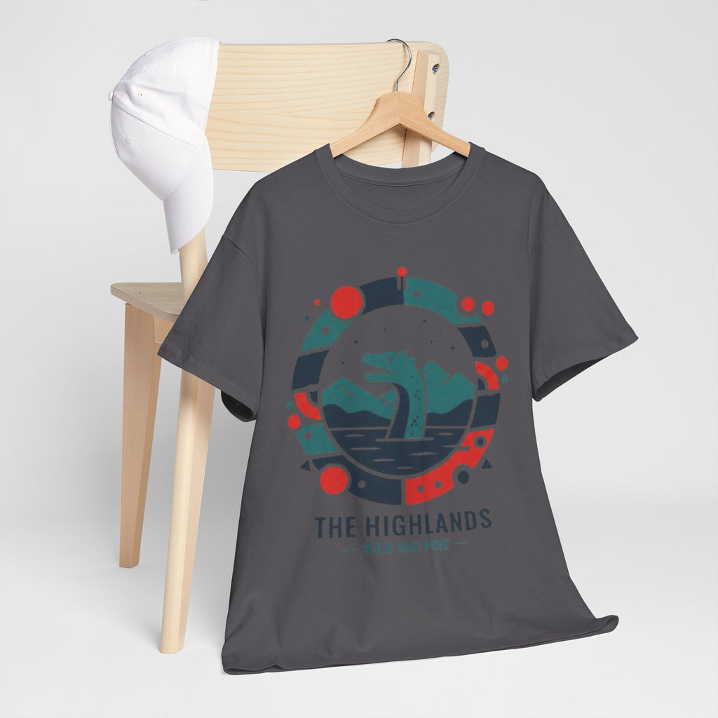 Highlands Waves Tee — "The Highlands: Wild and Free" Graphic T‑Shirt