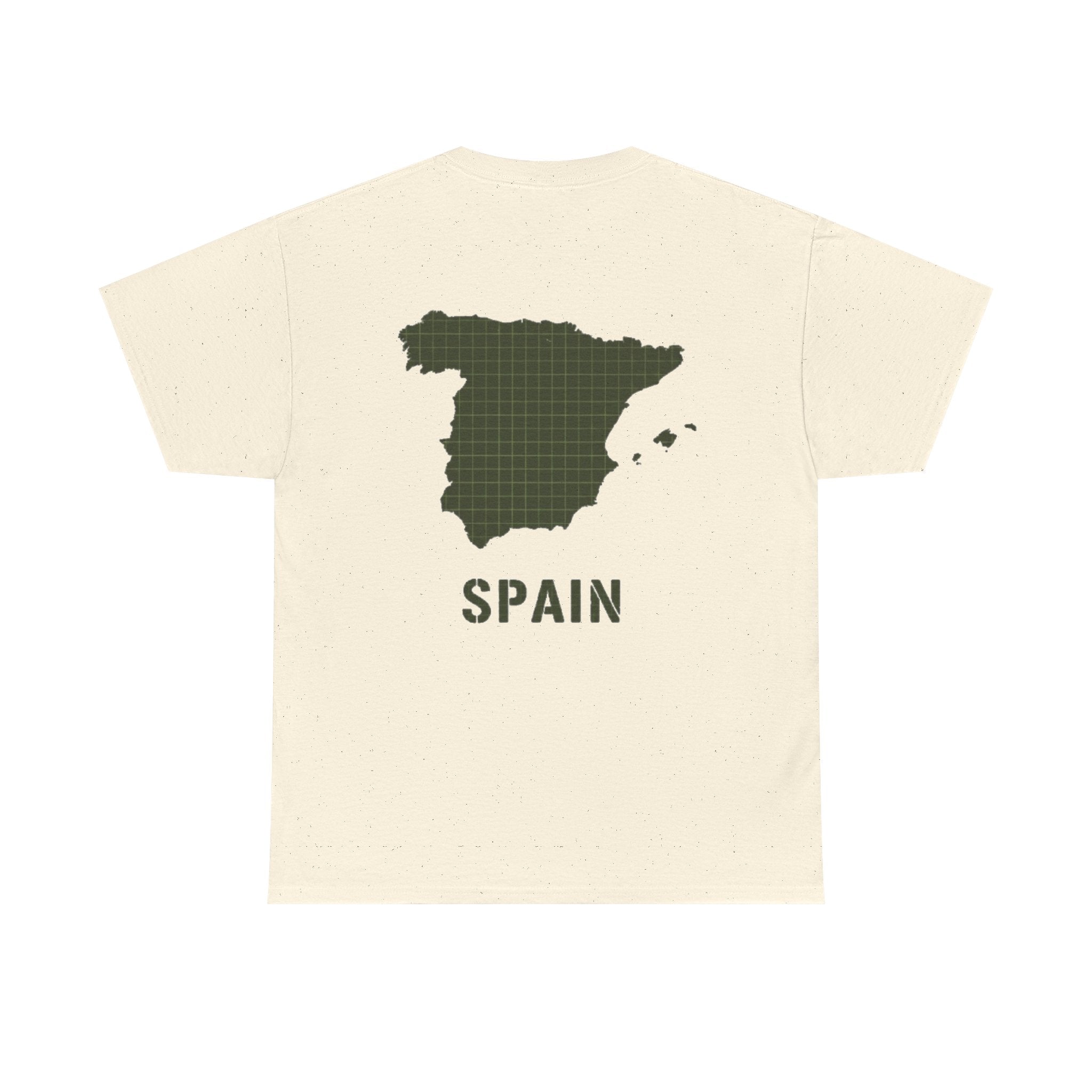 Gallus Spain Map T‑Shirt — Vintage Grid Spain Map Tee