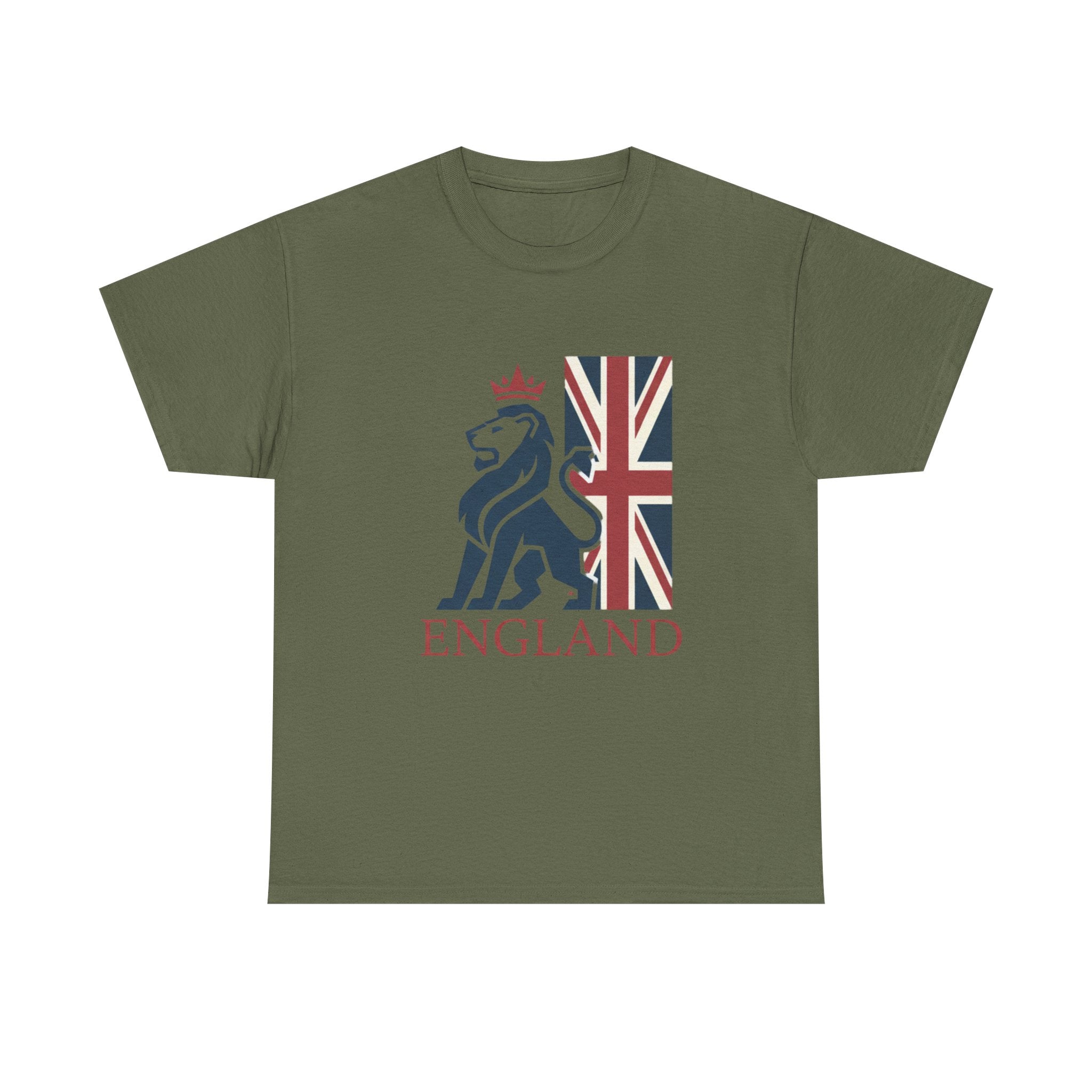 England Lion Flag T-Shirt — British Pride Graphic Tee