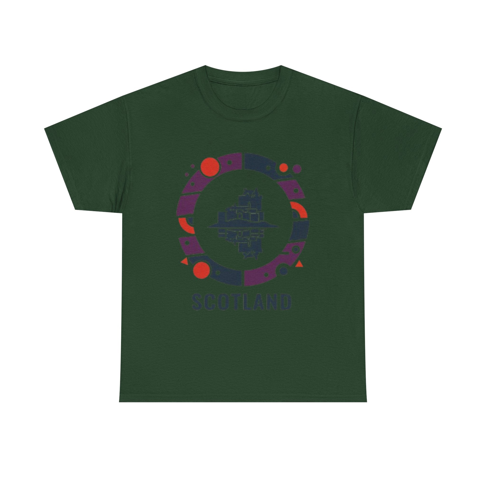 Scotland Circle Castle T‑Shirt