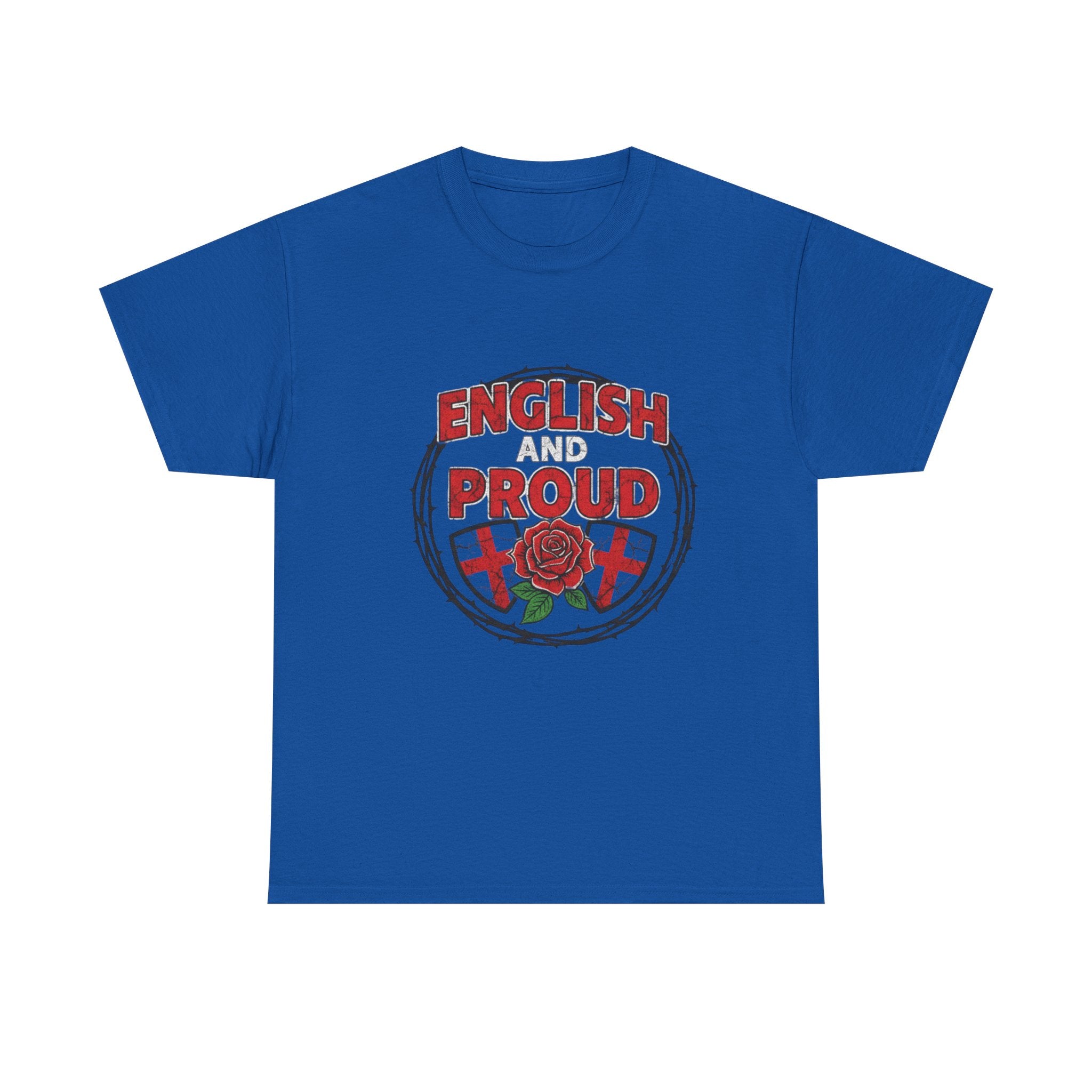 English and Proud T-Shirt — St. George Rose Patriotic Tee