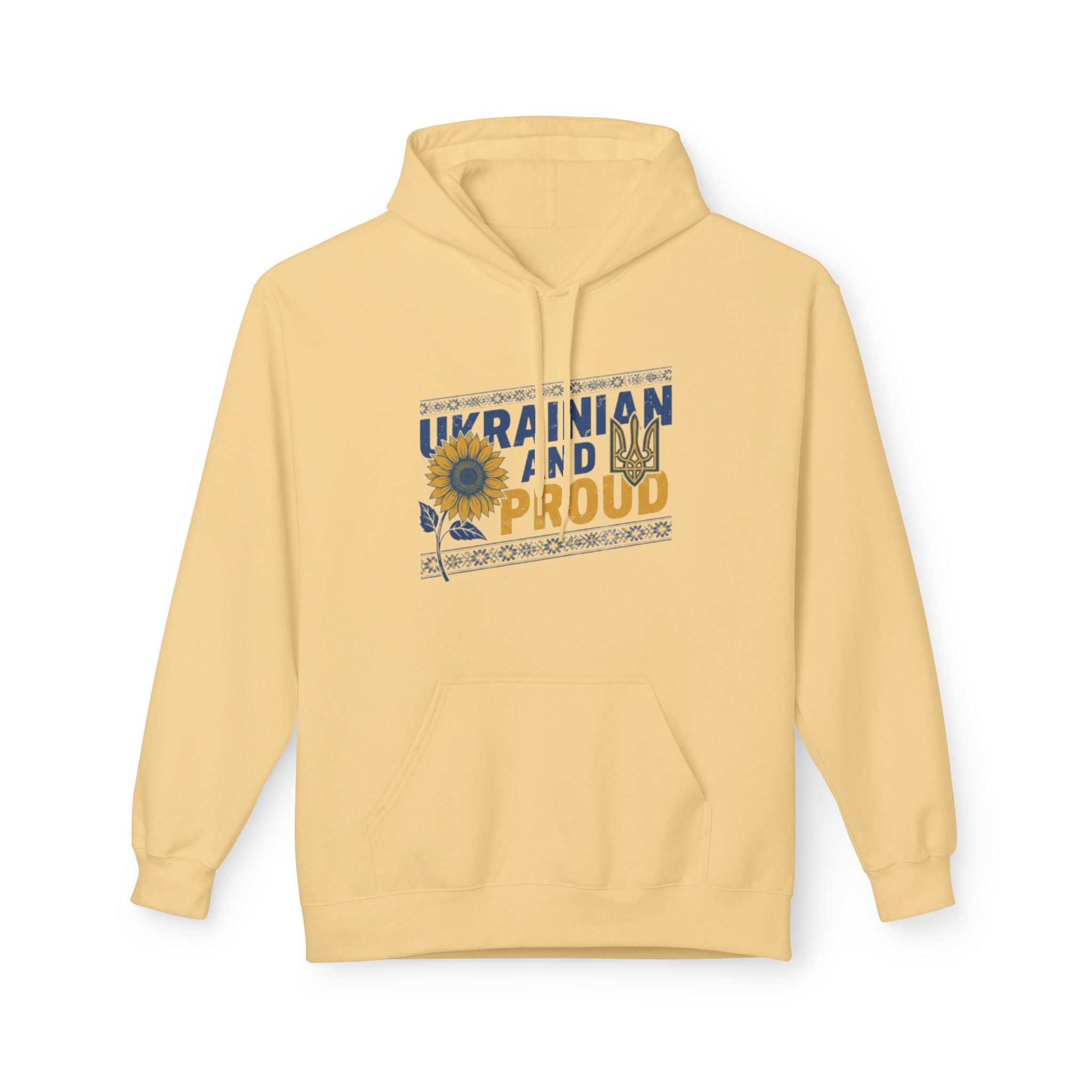 Ukrainian and Proud Hoodie — Sunflower National Pride Pullover