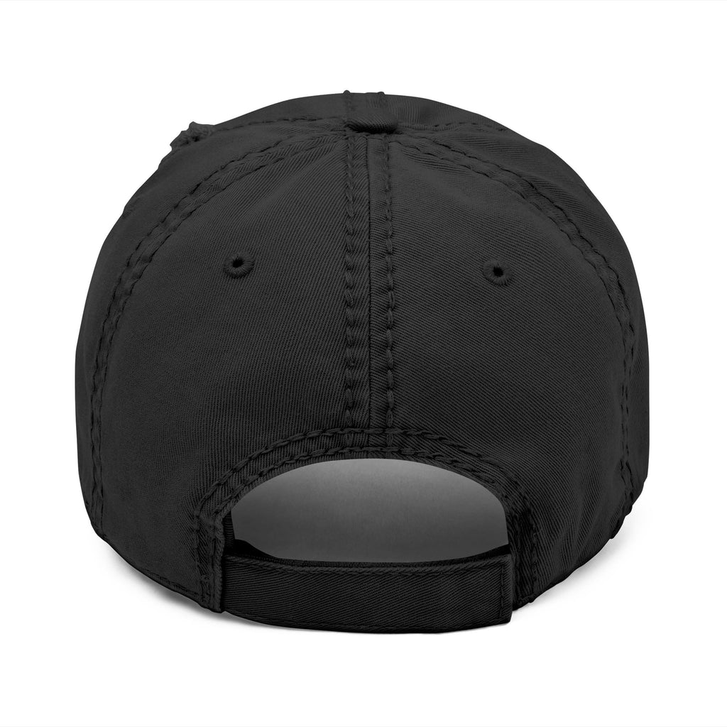 Distressed Embroidered Dad Hat - 'GALLUS' Vintage Cotton Cap