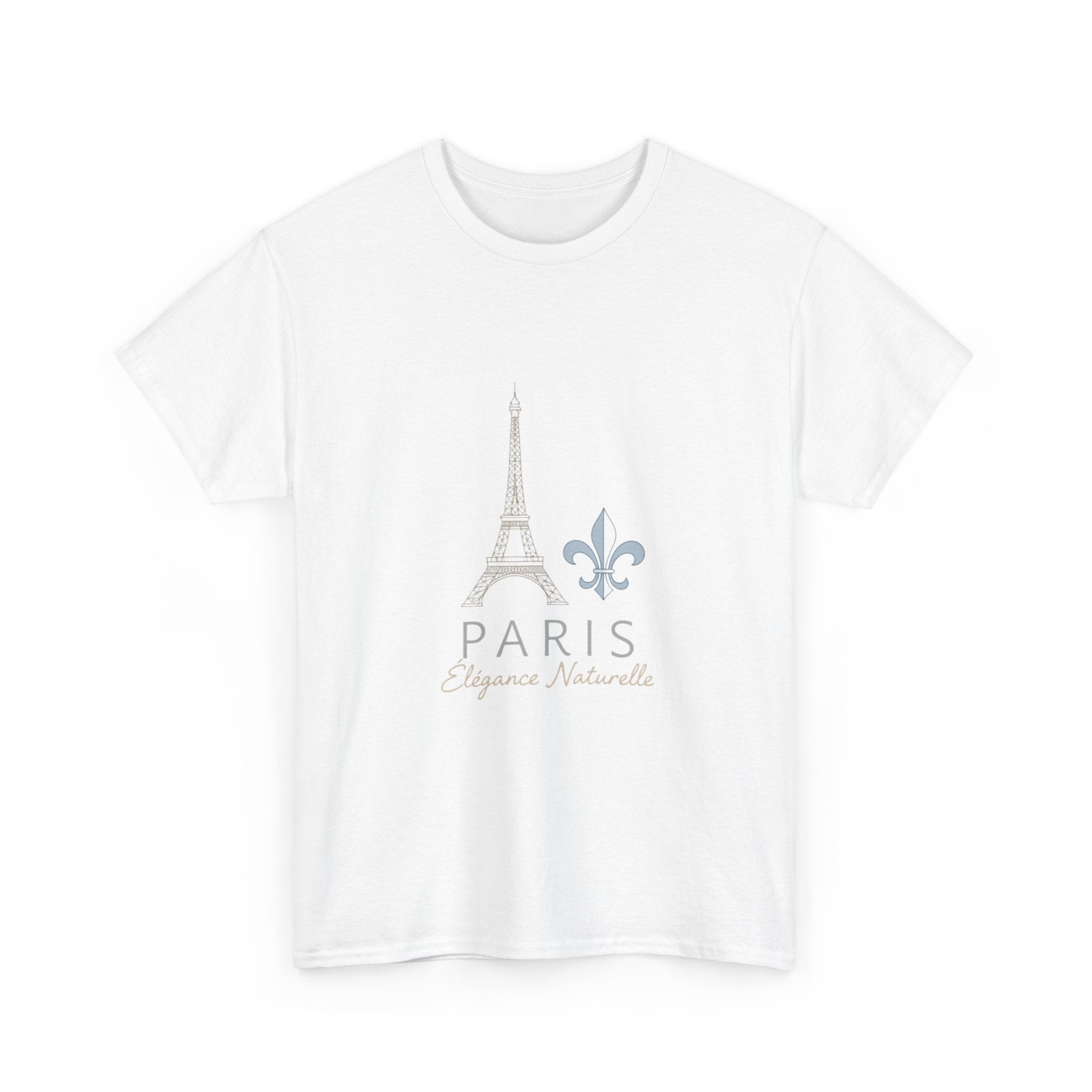 Paris Eiffel Tower Tee – 'Paris Élégance Naturelle' Graphic T-Shirt