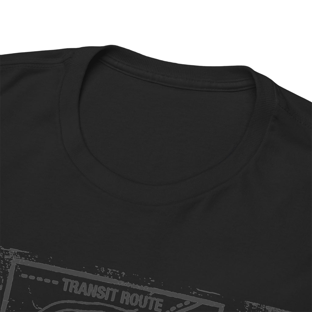 Retro Transit Route Adventure T-Shirt — Vintage Travel Map Graphic Tee
