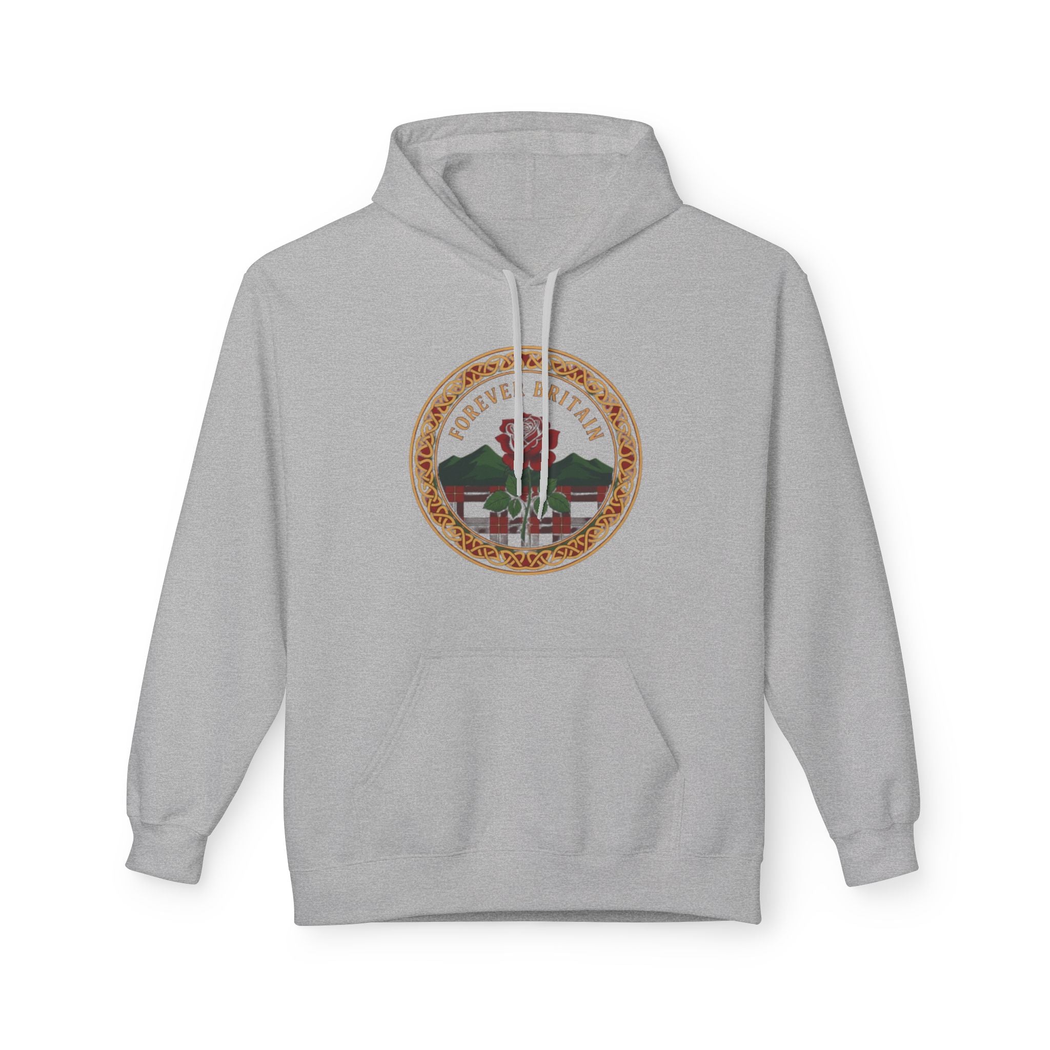 Forever British Vintage Seal Hoodie — Retro UK Crest Pullover