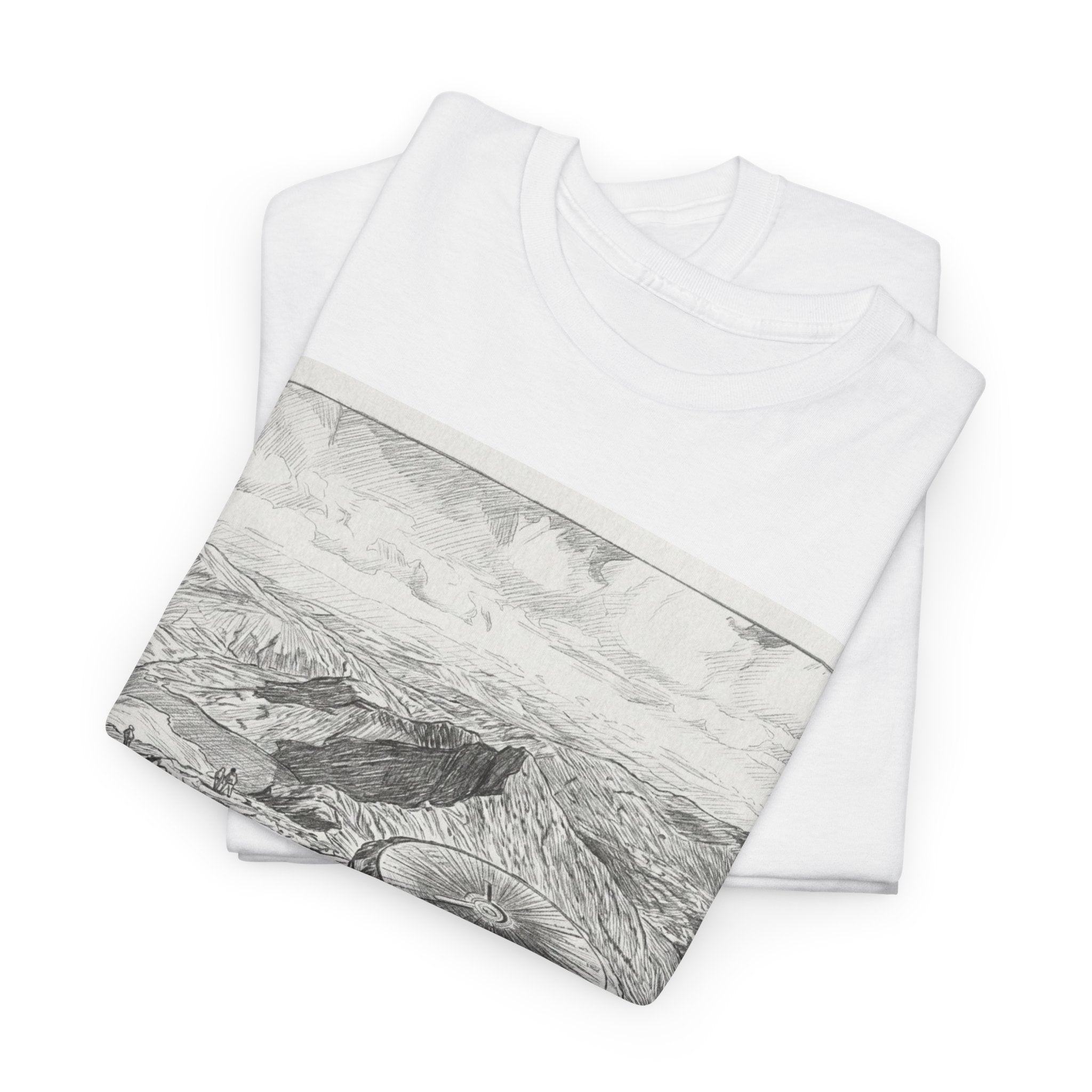 Snowdon Mountain Tee — Vintage Map Illustration with Coordinates