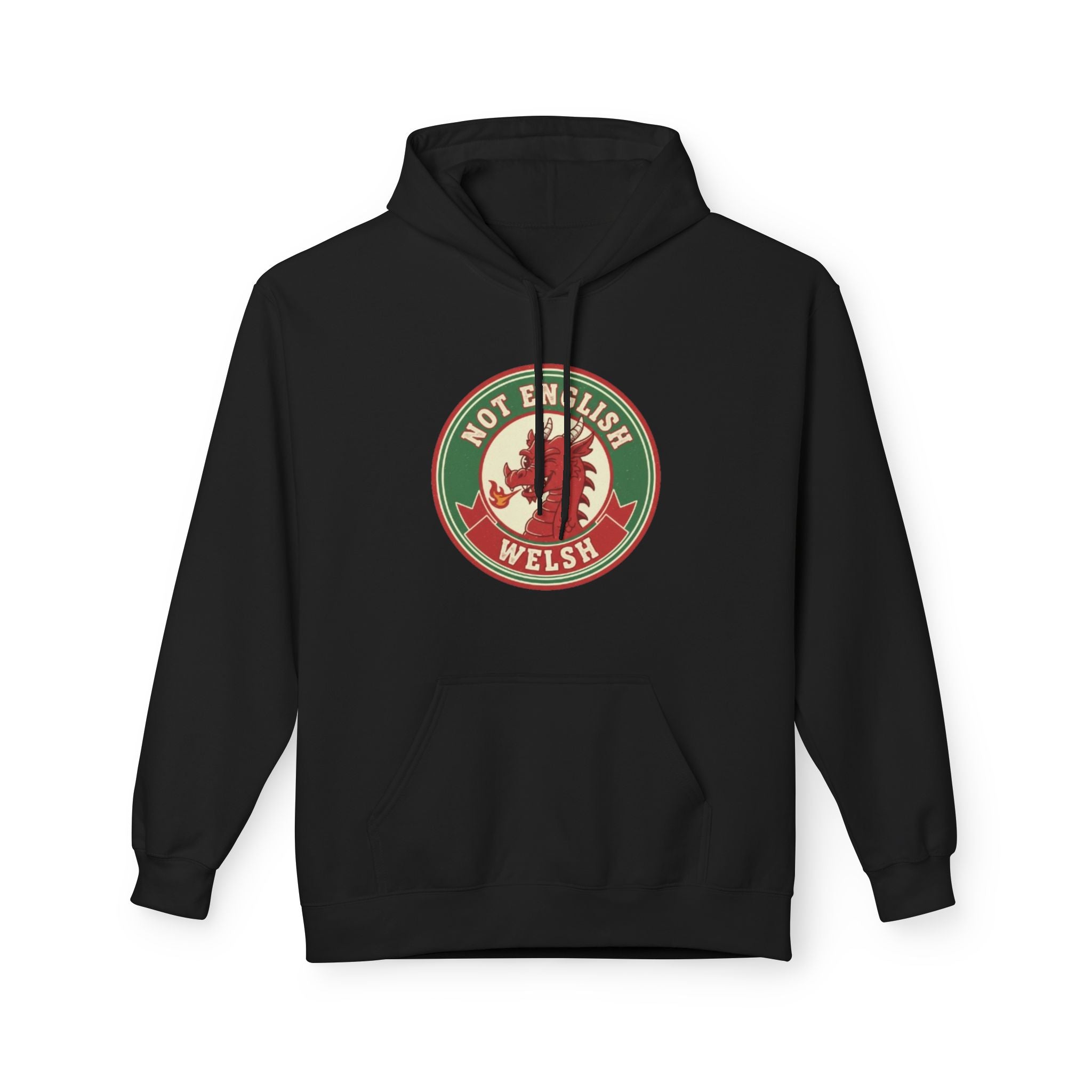 Not English — Welsh Lion Hoodie