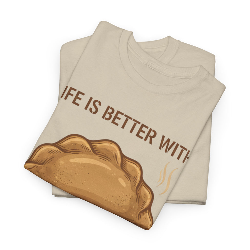 Pierogi T-Shirt — "Life Is Better With Pierogi" Funny Foodie Tee