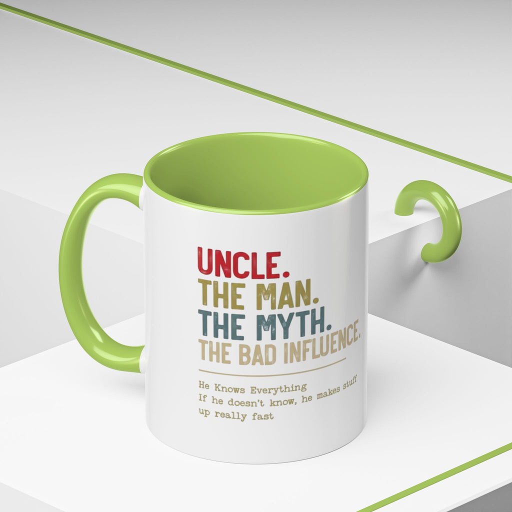 Uncle 'The Man, The Myth, The Legend' Accent Coffee Mug