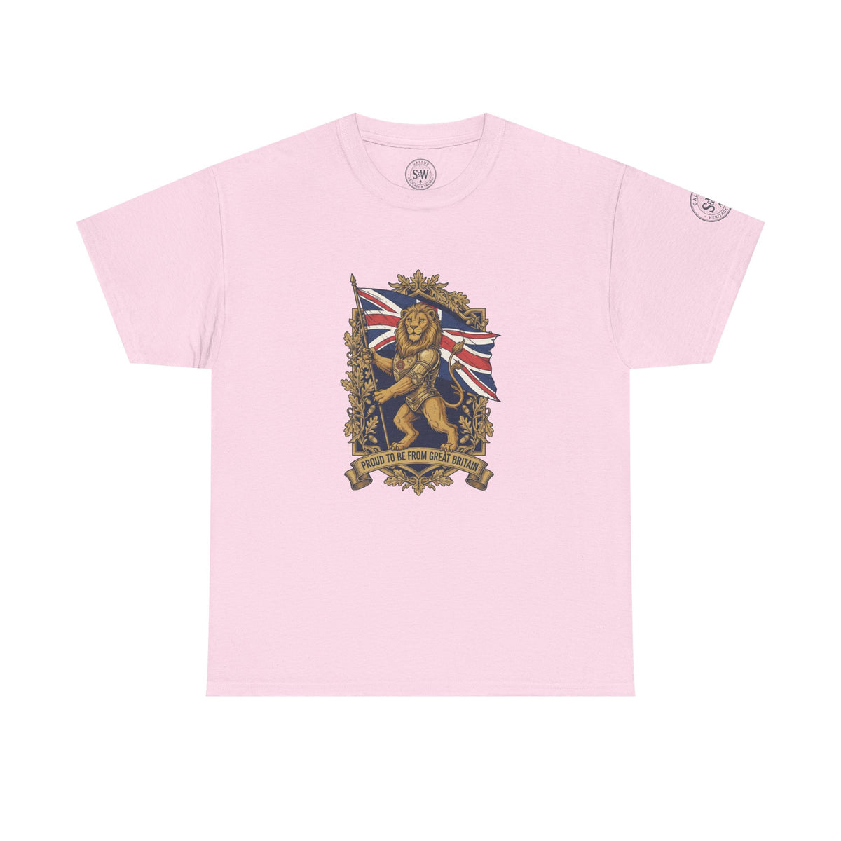 British Lion T-Shirt — Union Jack Heraldic Crest Tee — product image 11