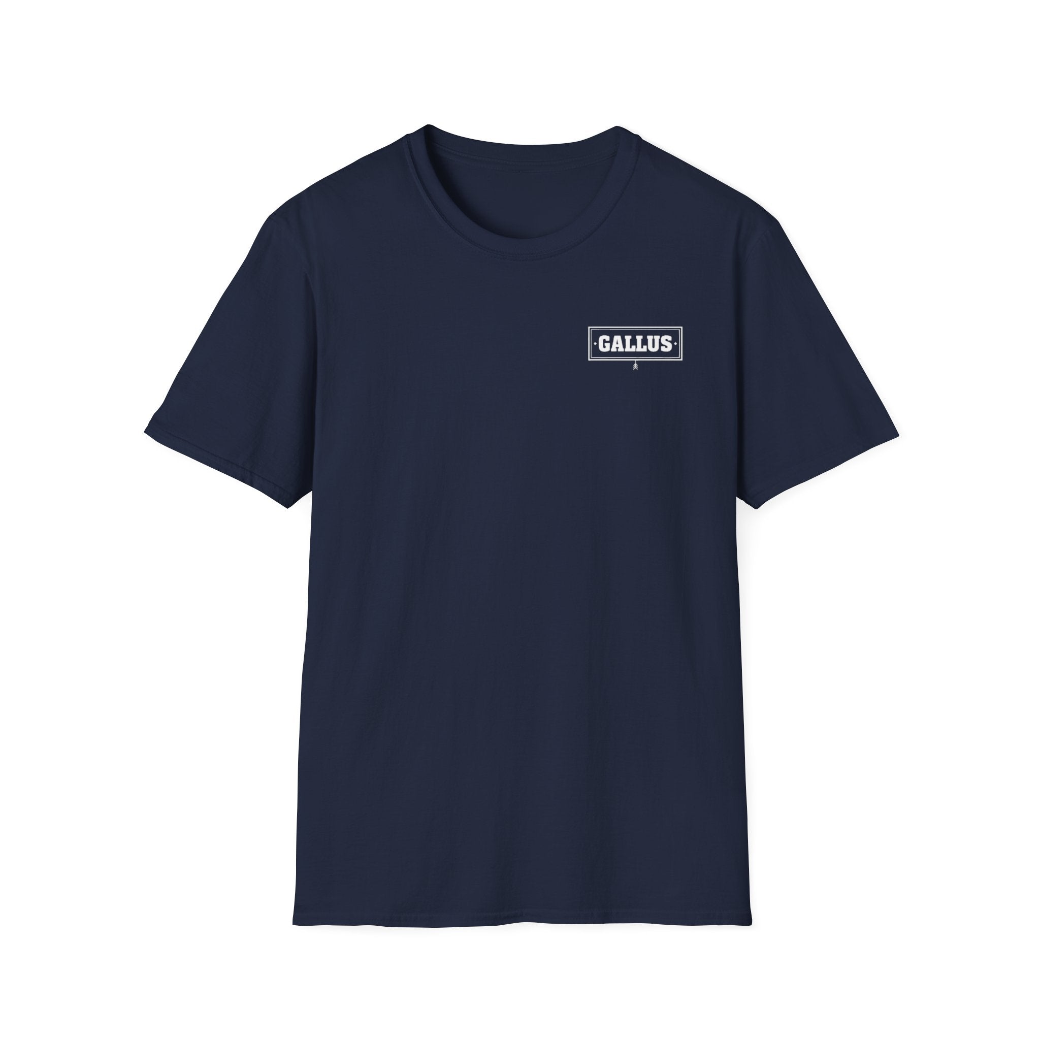 Gallus Mountain Badge T-Shirt — 'I Am Exploring, Not Lost' Adventure Tee