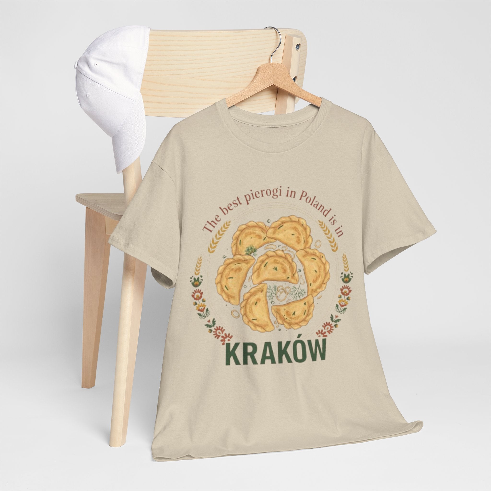 Kraków Pierogi T-Shirt — "The best pierogi in Poland is in Kraków" Shirt