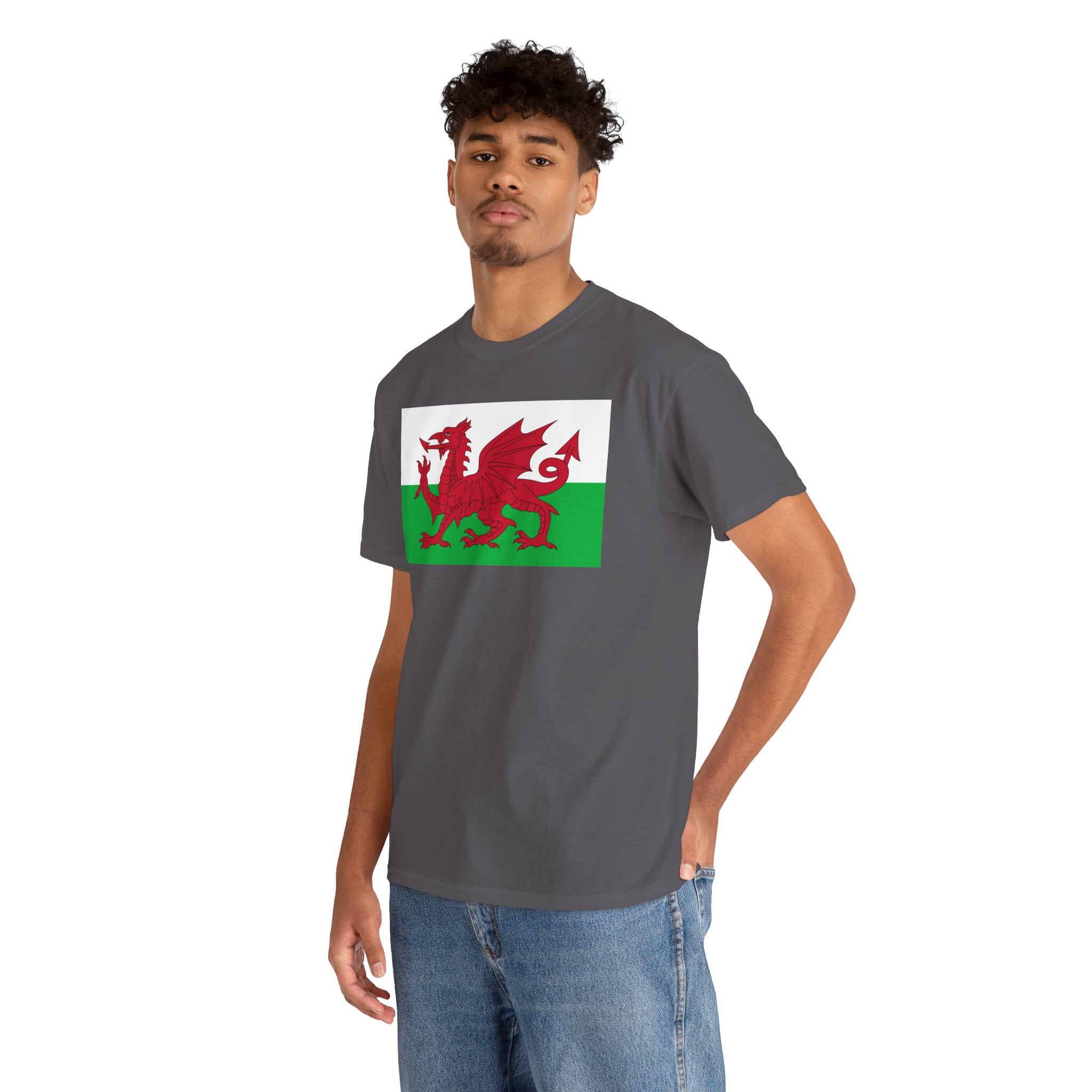 Welsh Dragon T‑Shirt — Cymru Red Dragon Flag Tee