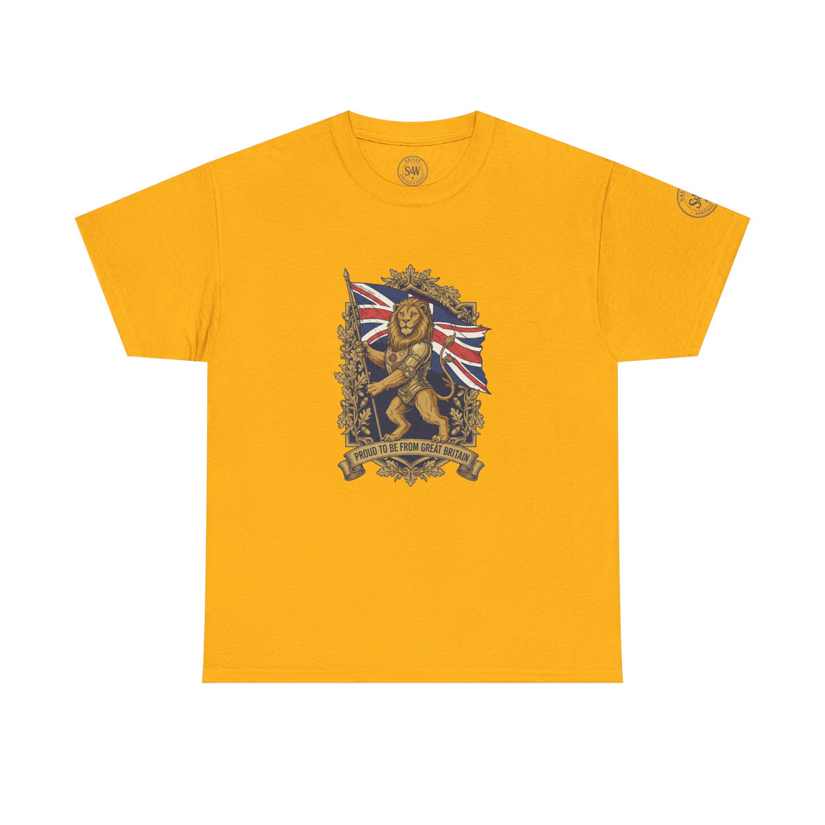 British Lion T-Shirt — Union Jack Heraldic Crest Tee — product image 5