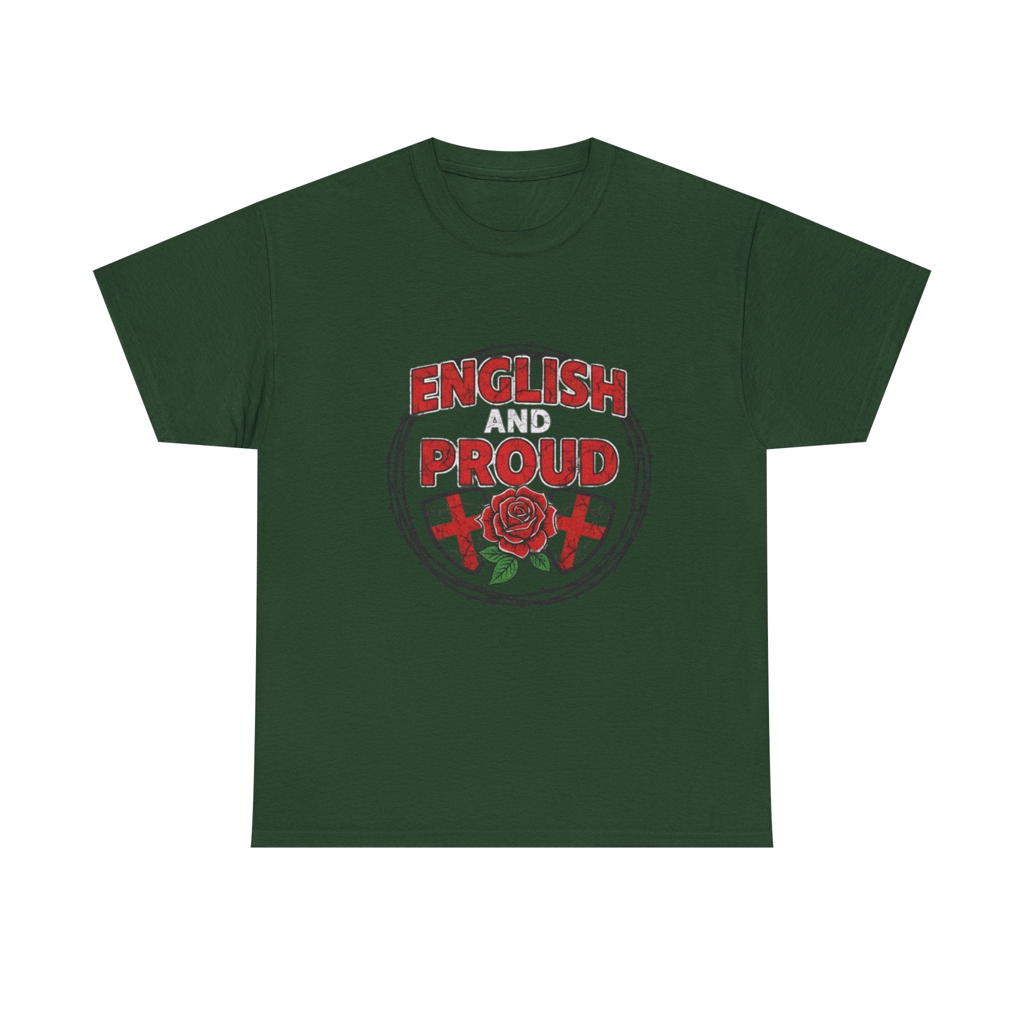English and Proud T-Shirt — St. George Rose Patriotic Tee