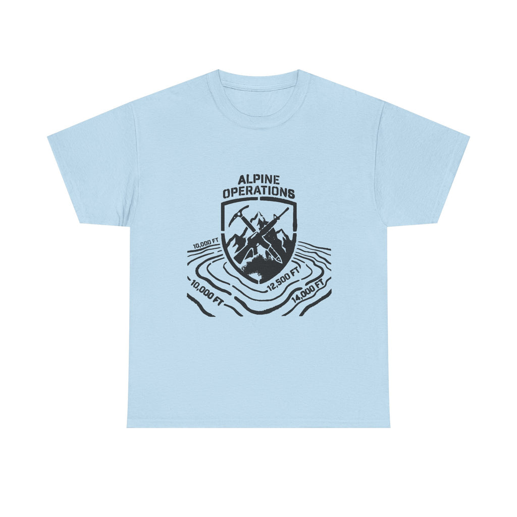 Alpine Operations Cotton Hiking Tee - Mountain Badge Edition