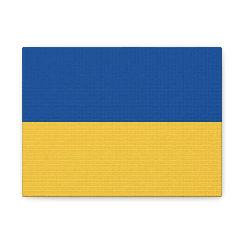 Ukraine Flag Matte Canvas Print — Stretched 1.25" Wall Art