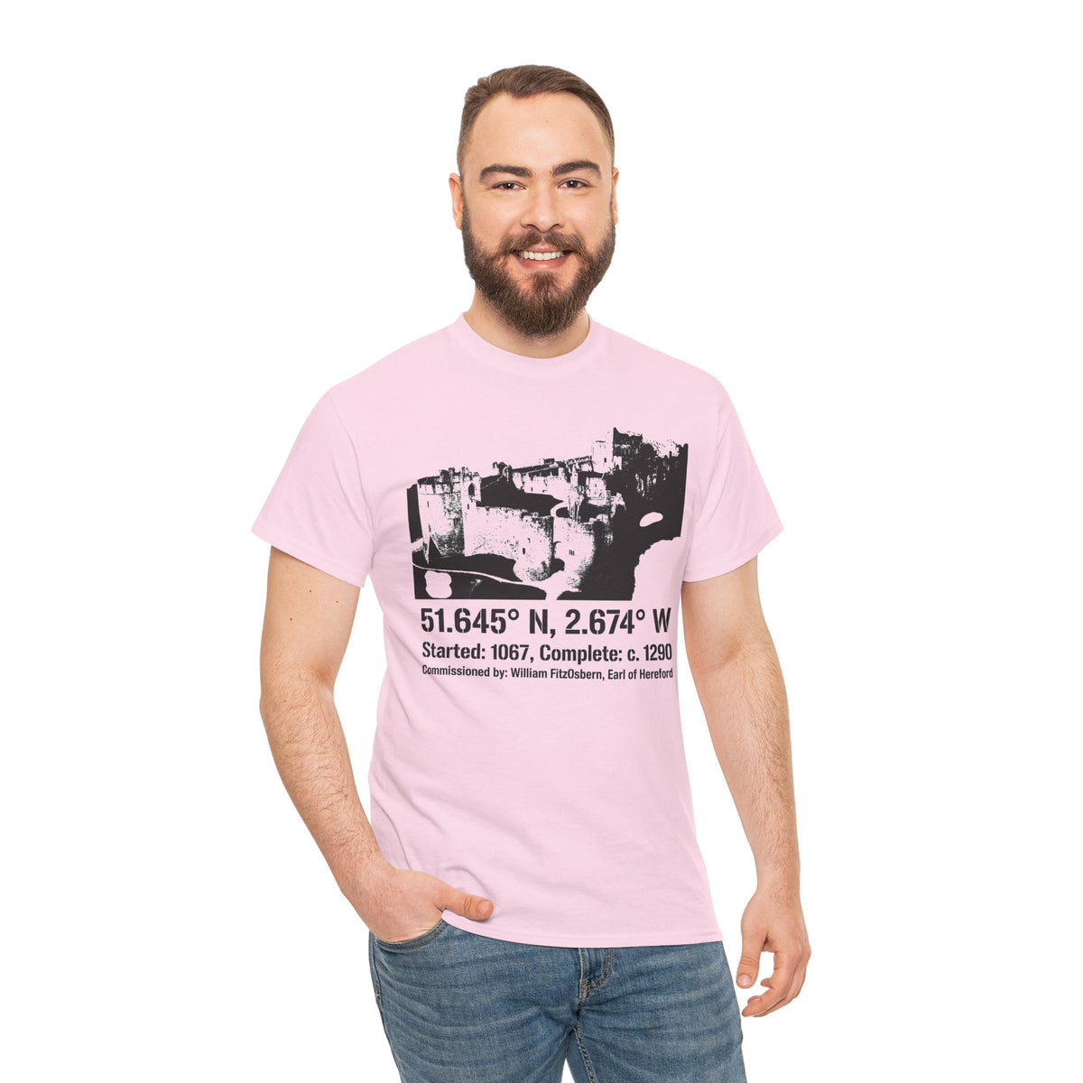 Chepstow Castle T-Shirt — Welsh Medieval Fortress Tee — product image 9