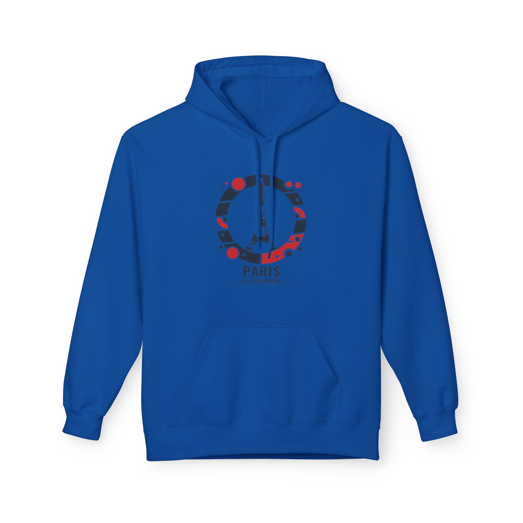 Paris Eiffel Circle Hoodie — La Ville Lumière Travel Sweatshirt