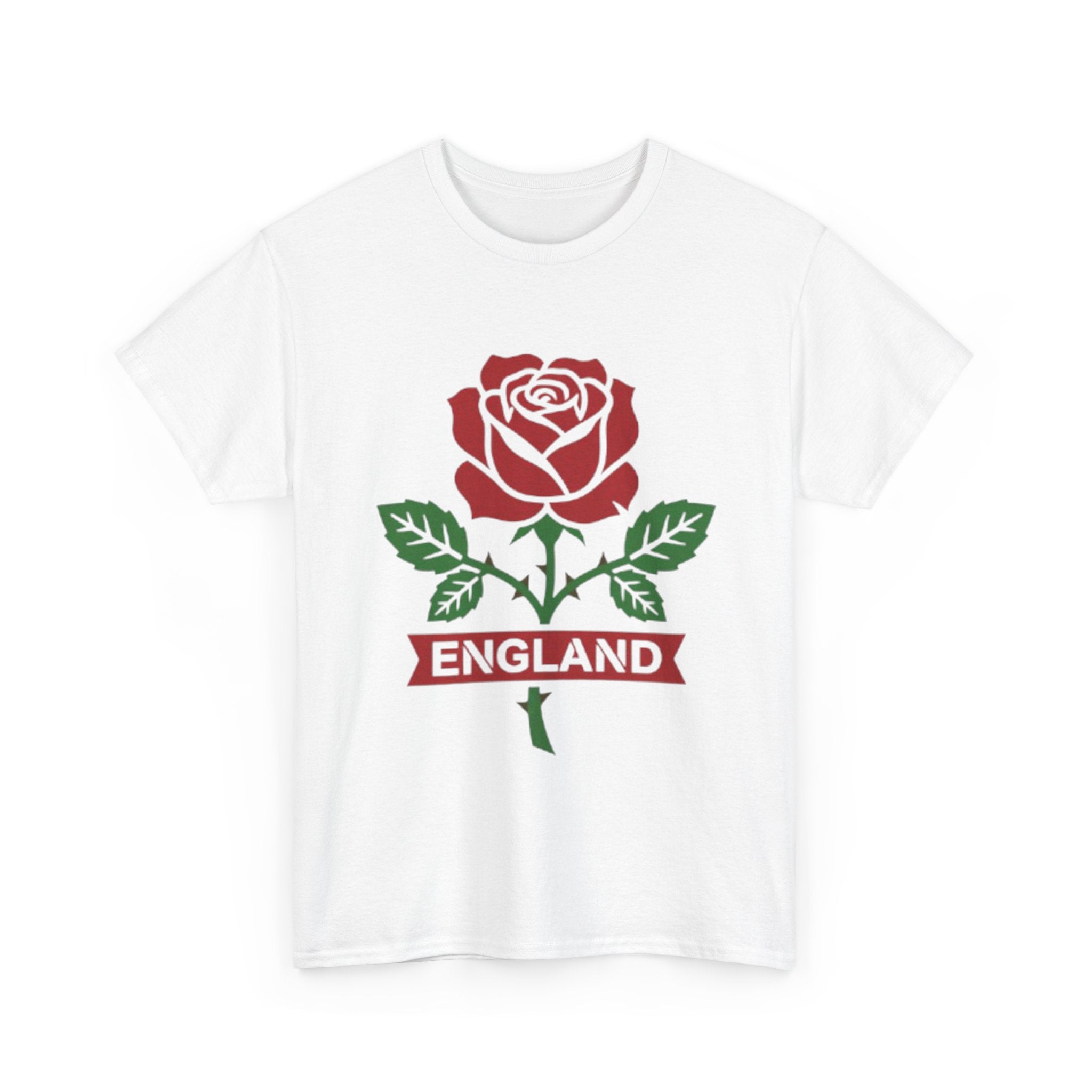 England Rose T-Shirt – Vintage Red Rose England Tee