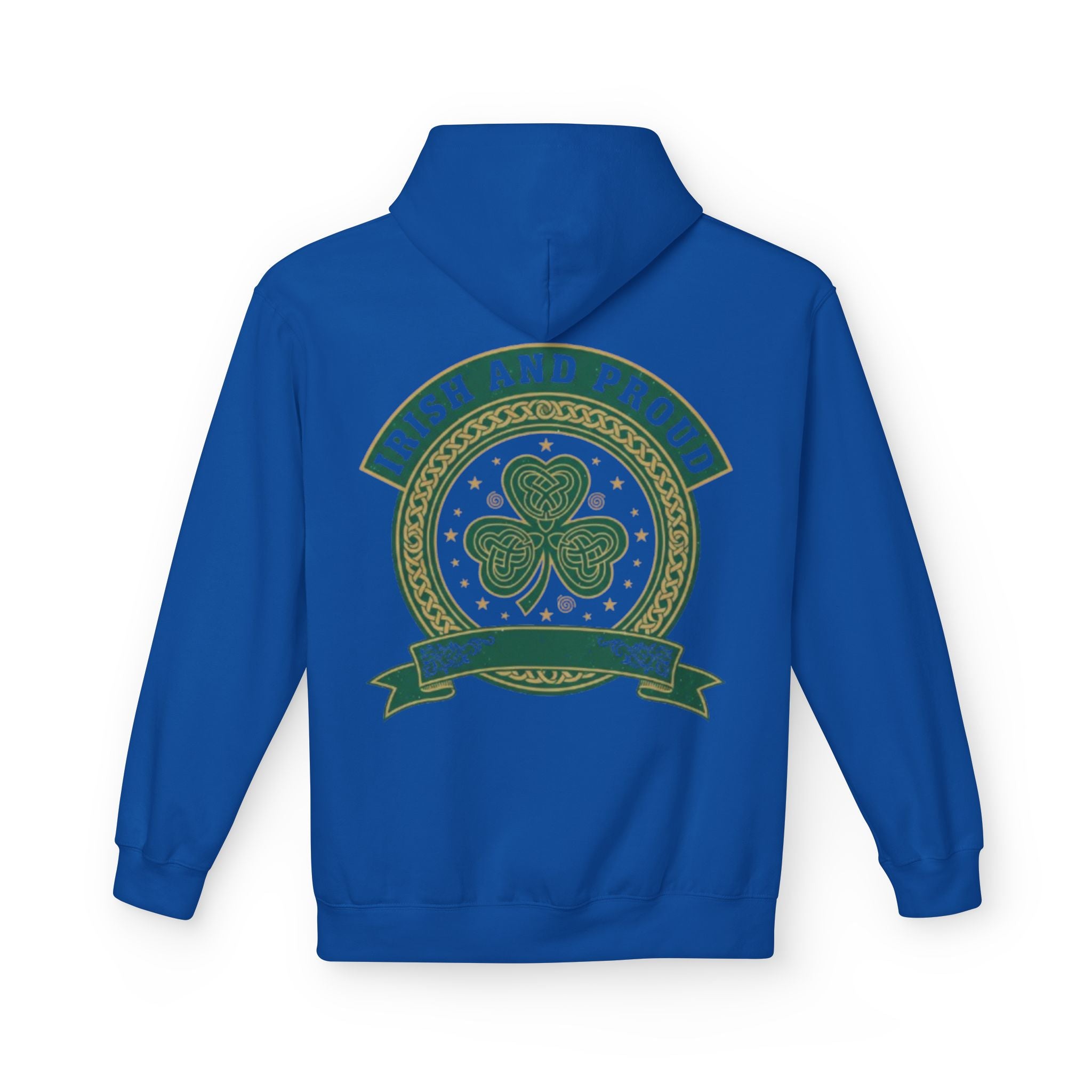 Irish and Proud Hoodie — St. Patrick’s Shamrock Graphic Pullover