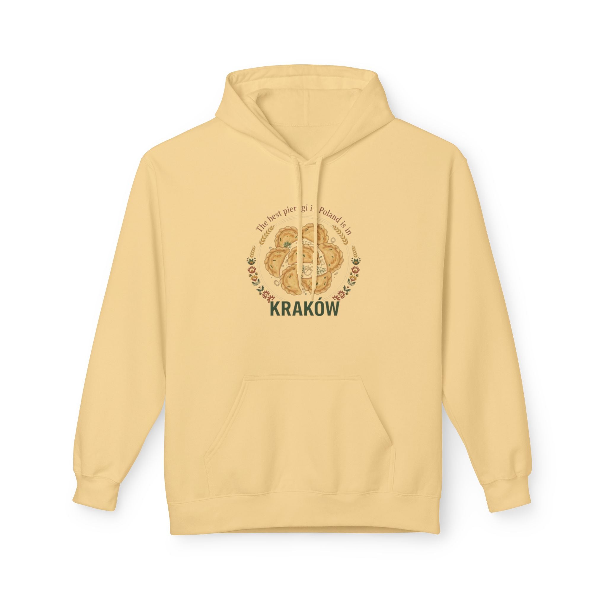 Kraków Gingerbread Circle Hoodie – Polish Travel Souvenir Sweatshirt