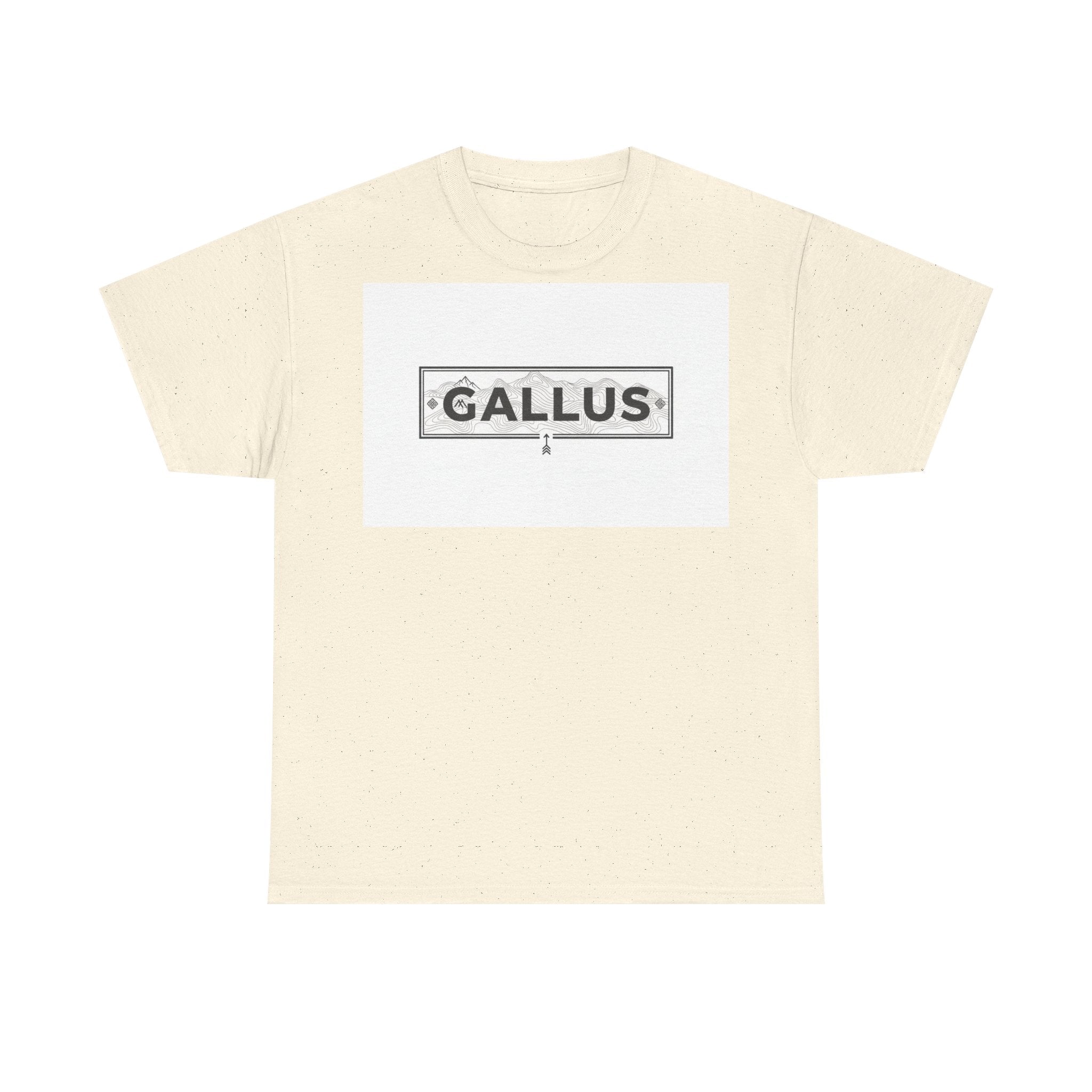 Gallus Logo Tee — Minimalist Stamp Graphic T-Shirt