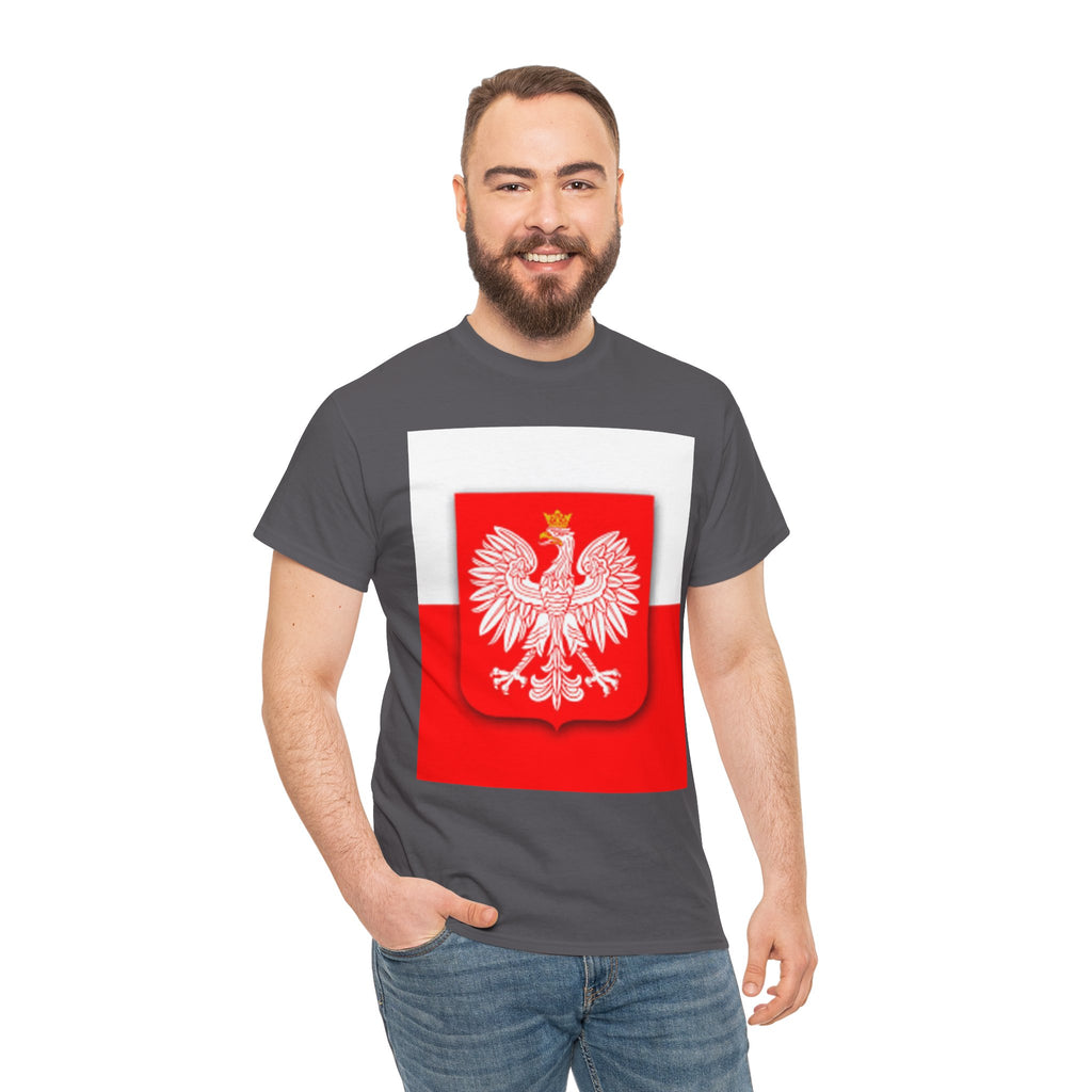 Polish White Eagle T-Shirt — Polska Coat of Arms Tee