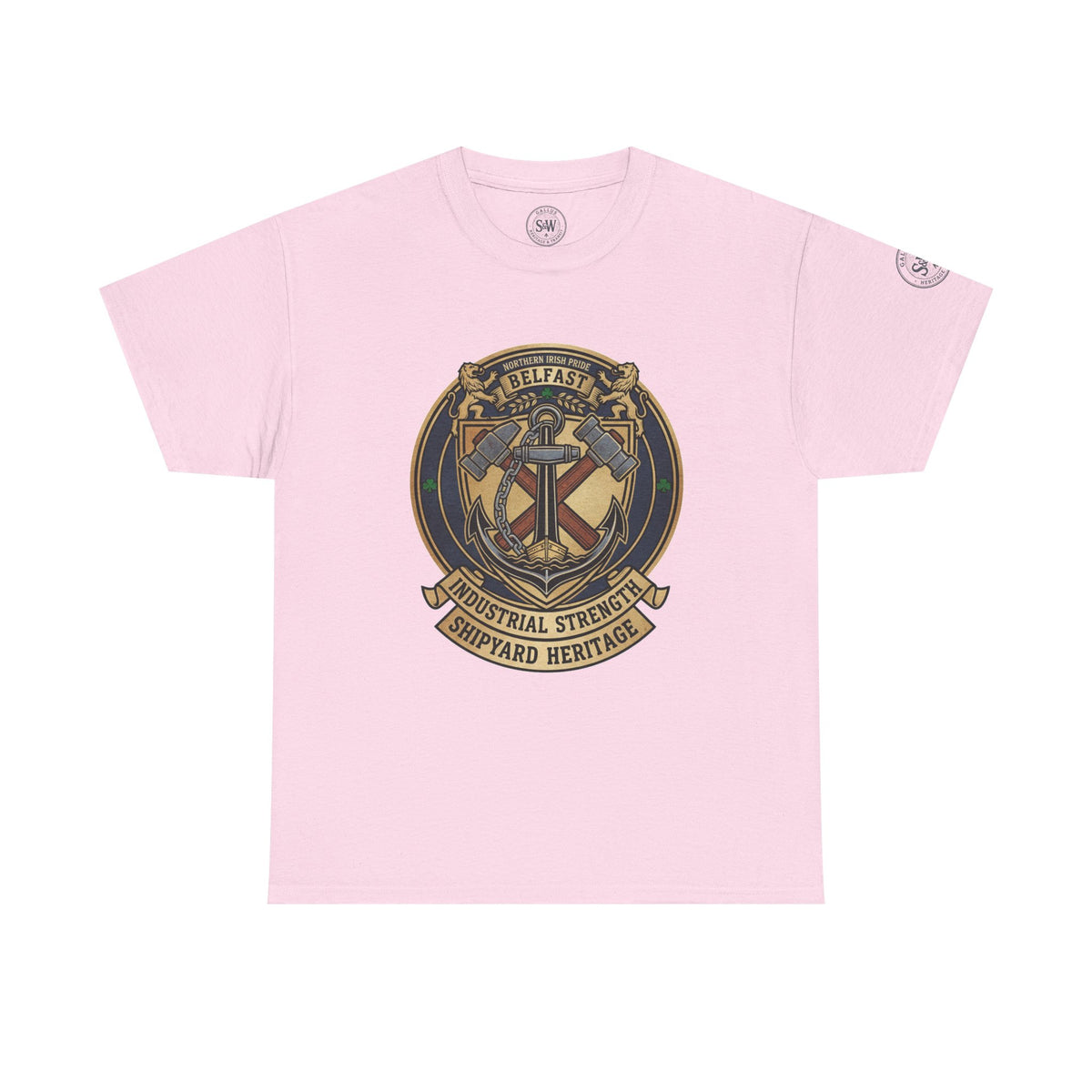 Belfast Shipyard Heritage T-Shirt — Maritime Workwear Tee — product image 11