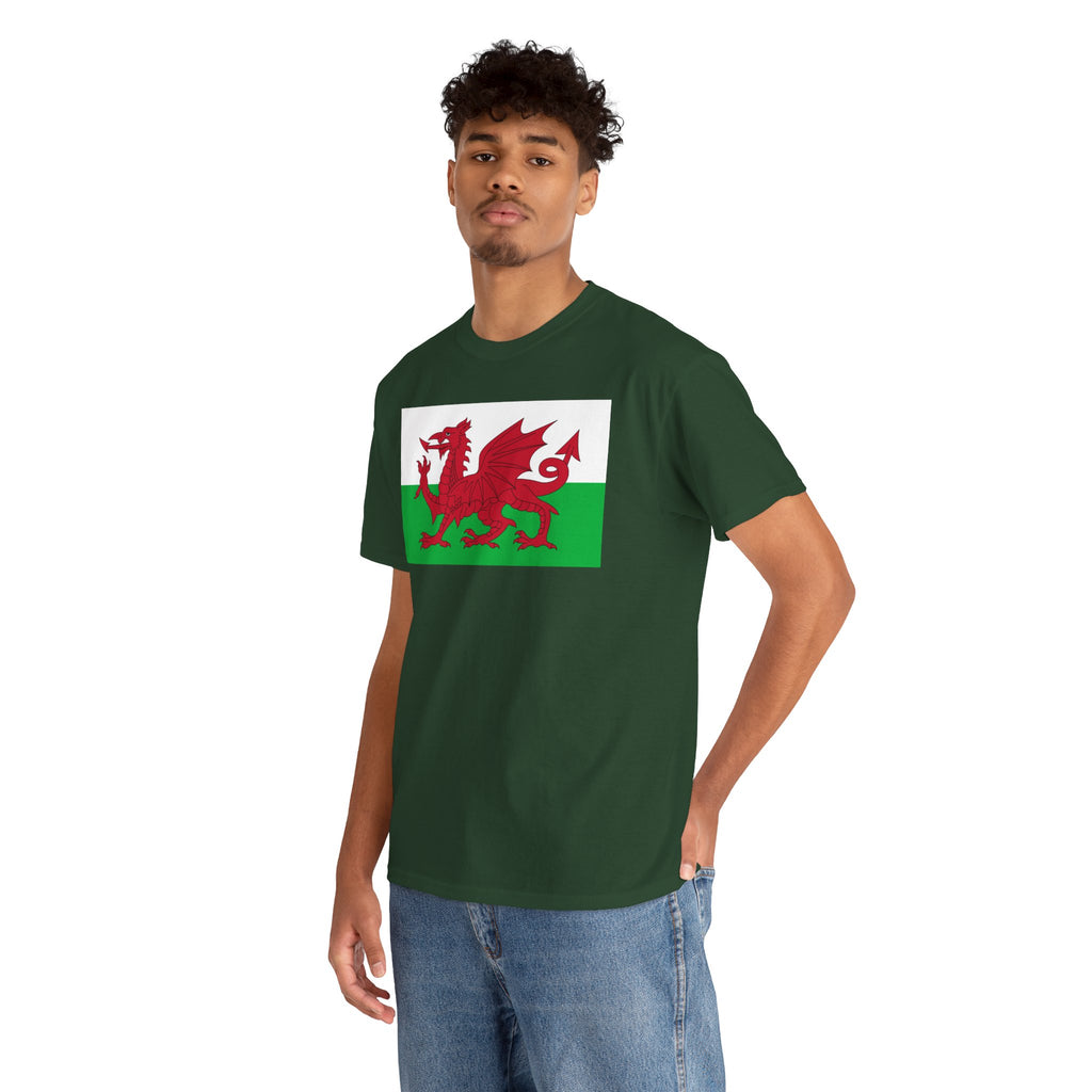 Welsh Dragon T‑Shirt — Cymru Red Dragon Flag Tee