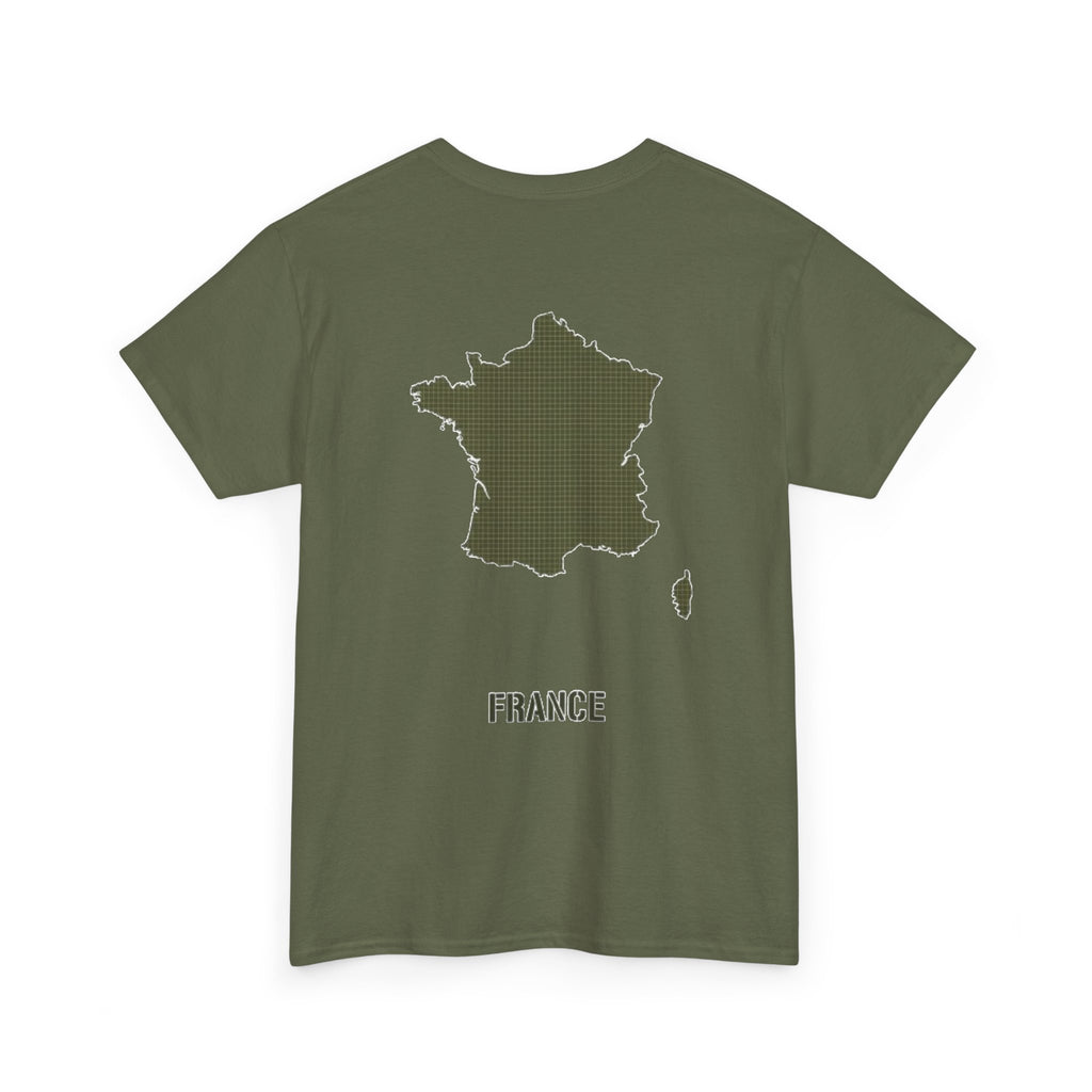France Map Tee with "GALLUS" Chest Logo