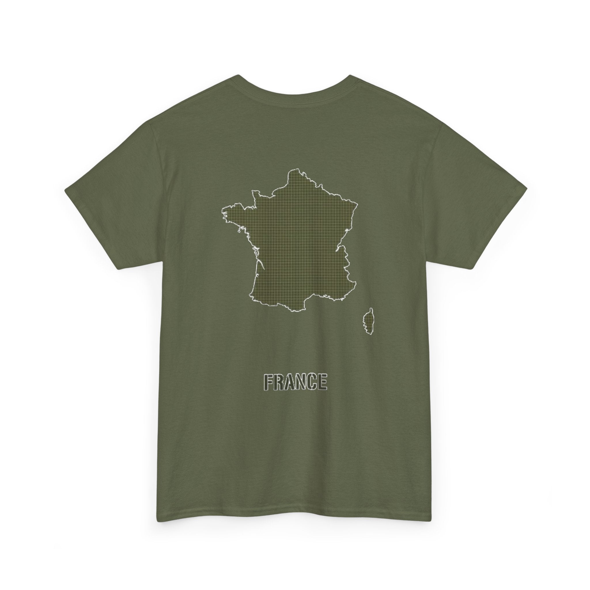 France Map Tee with "GALLUS" Chest Logo