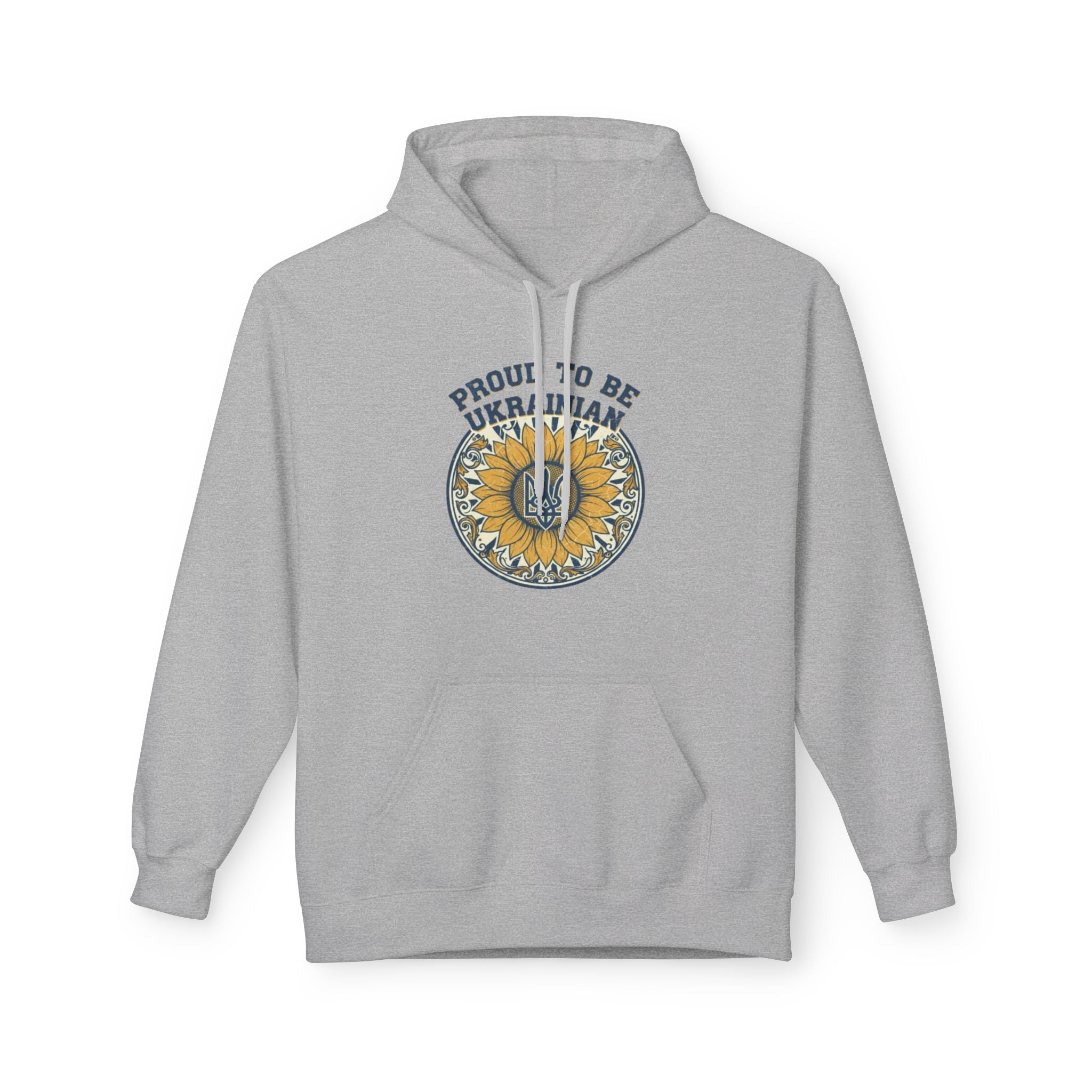 Proud to Be Ukrainian Sunflower Hoodie — Patriot Graphic Pullover