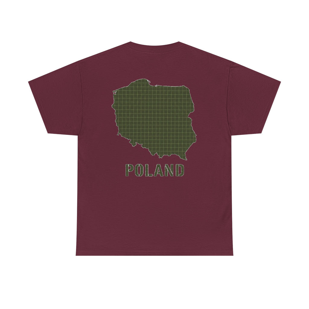 Poland Map T-Shirt — Gallus Logo Military-Style Polish Pride Tee