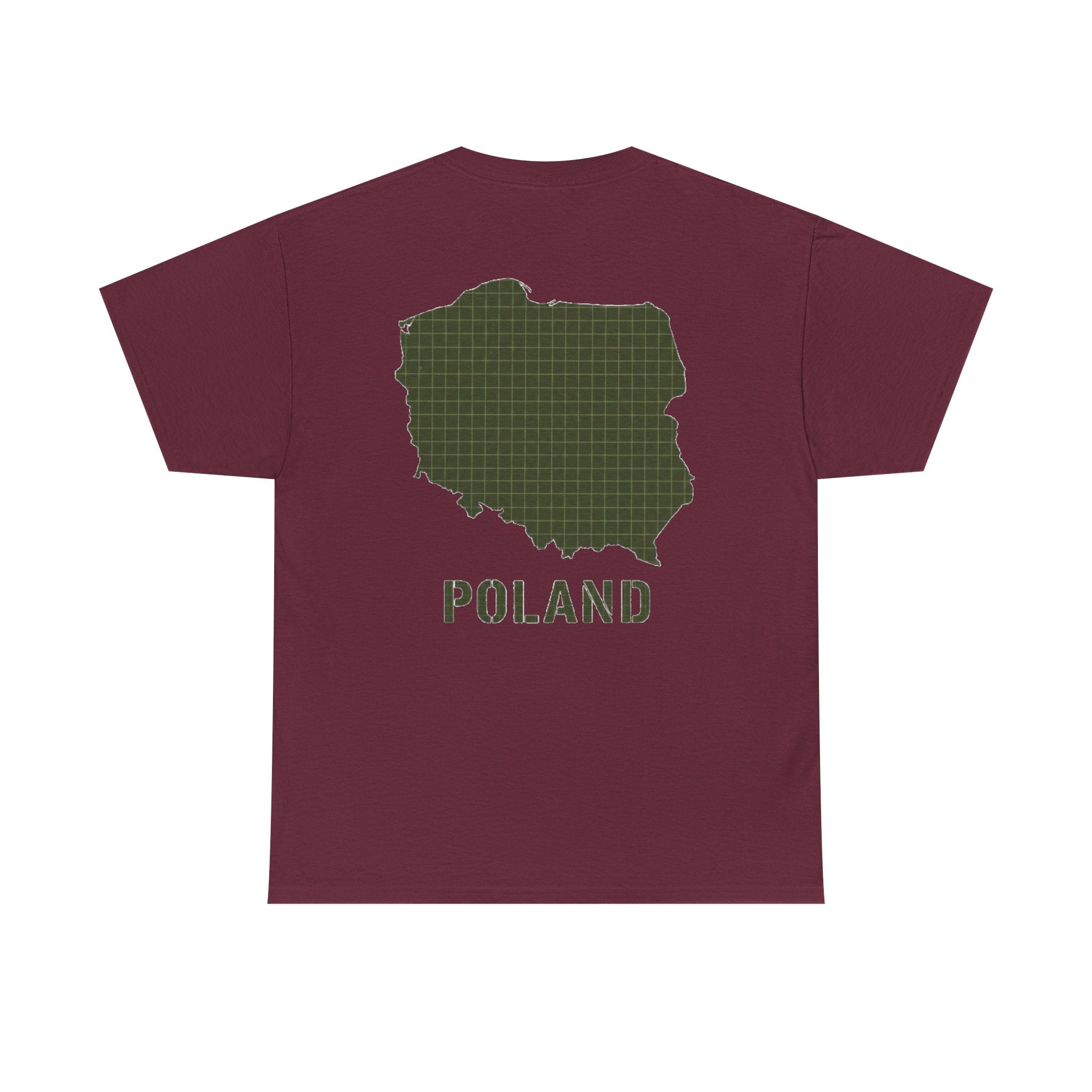 Poland Map T-Shirt — Gallus Logo Military-Style Polish Pride Tee