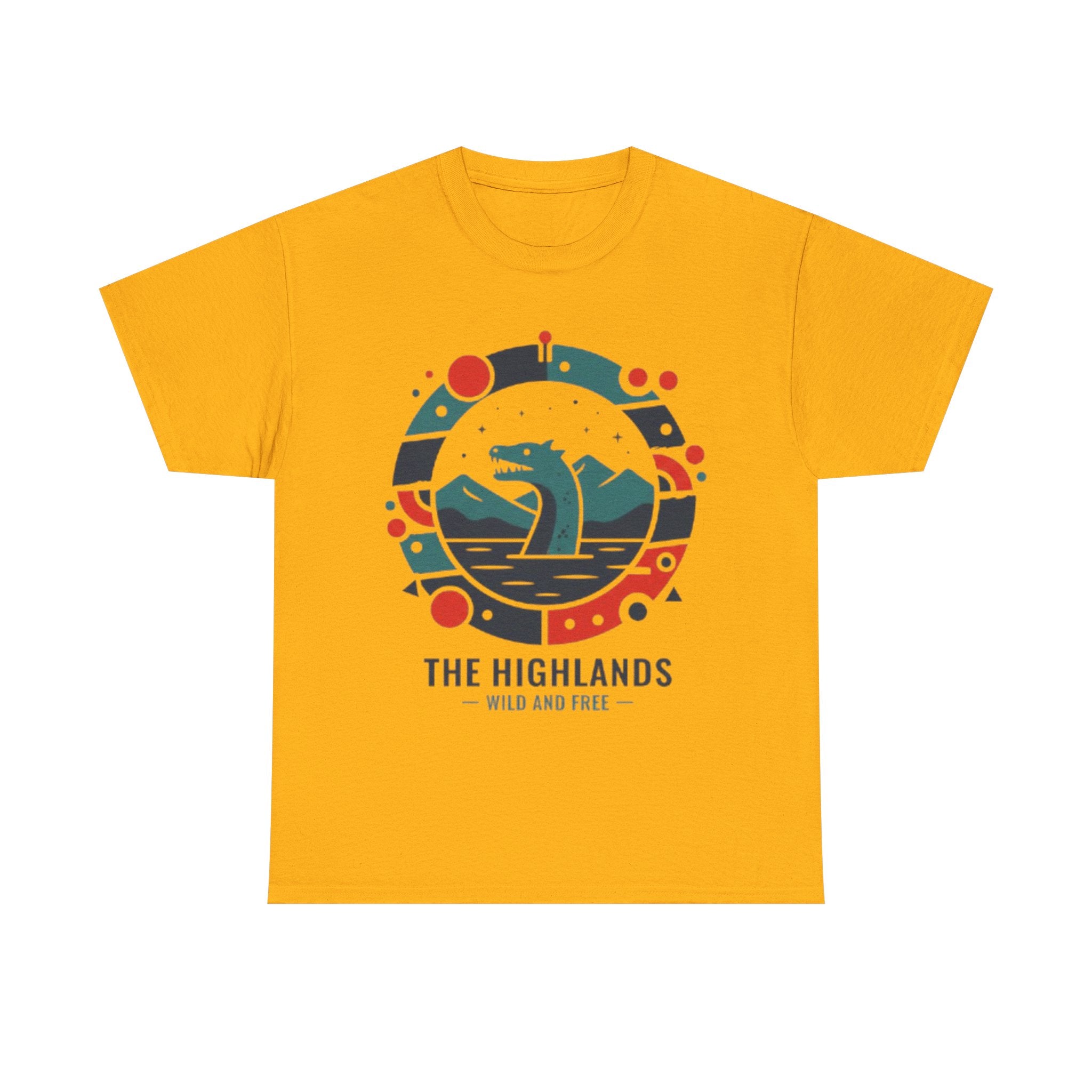 Highlands Waves Tee — "The Highlands: Wild and Free" Graphic T‑Shirt