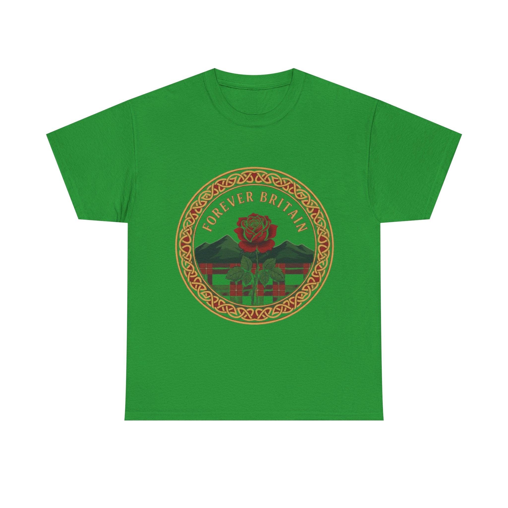Forever Britain Rose Graphic Tee — Vintage British Pride T-Shirt