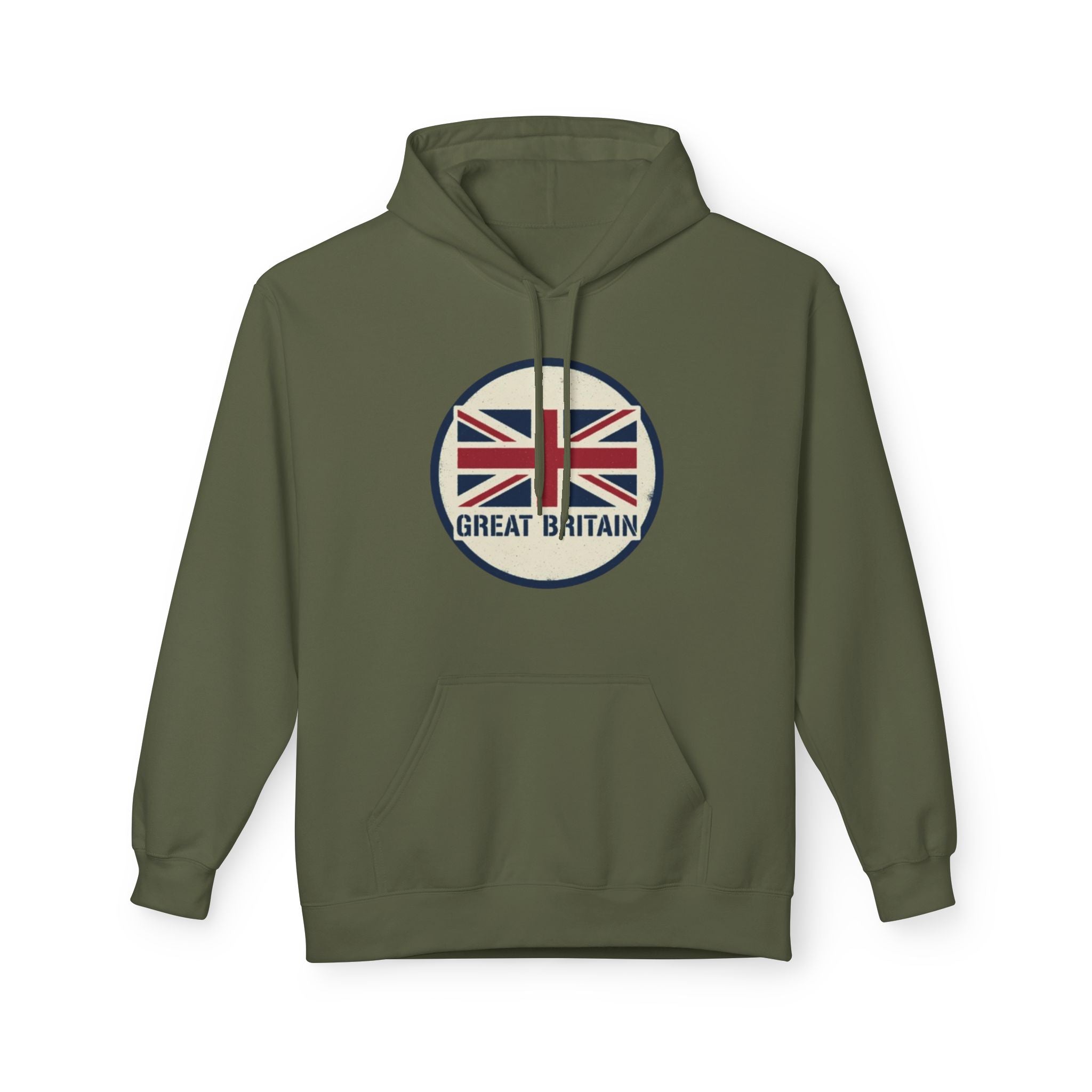 Great Britain Union Jack Hoodie — Vintage British Flag Pullover