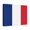 France Flag Matte Stretched Canvas (1.25") — Tricolor Wall Art