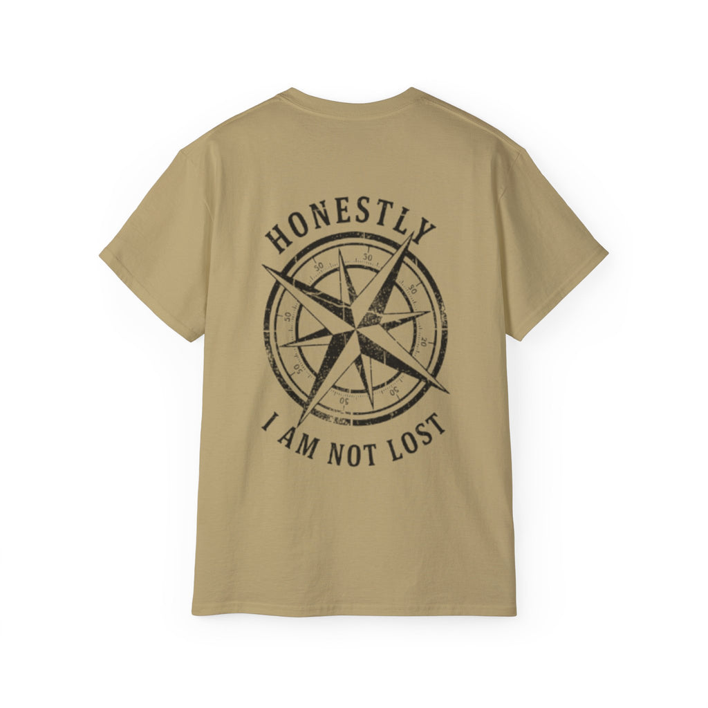 Honestly I Am Not Lost Compass Tee — Gallus Graphic T-Shirt