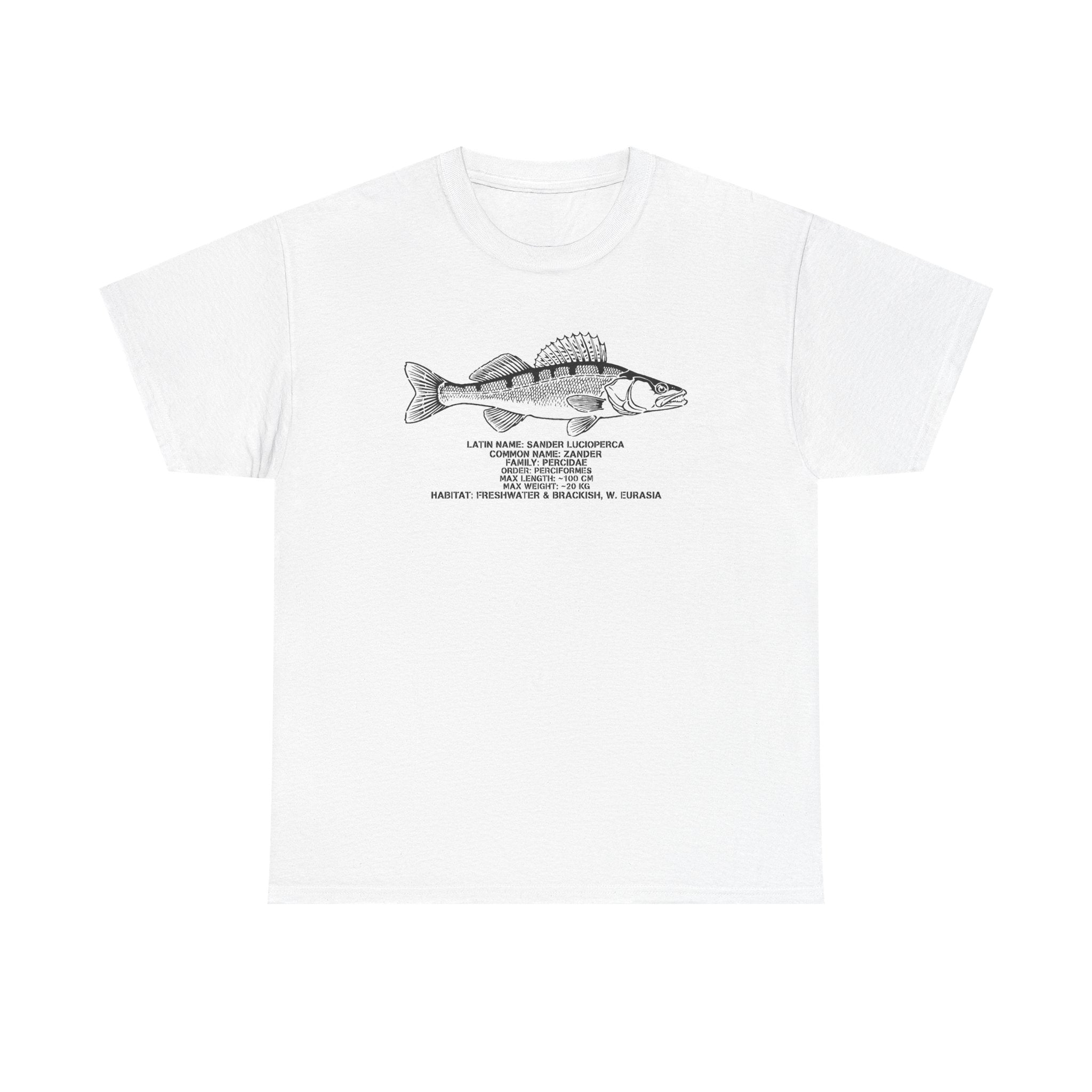 Walleye Fish (Zander) Illustration Tee | Fishing T-Shirt