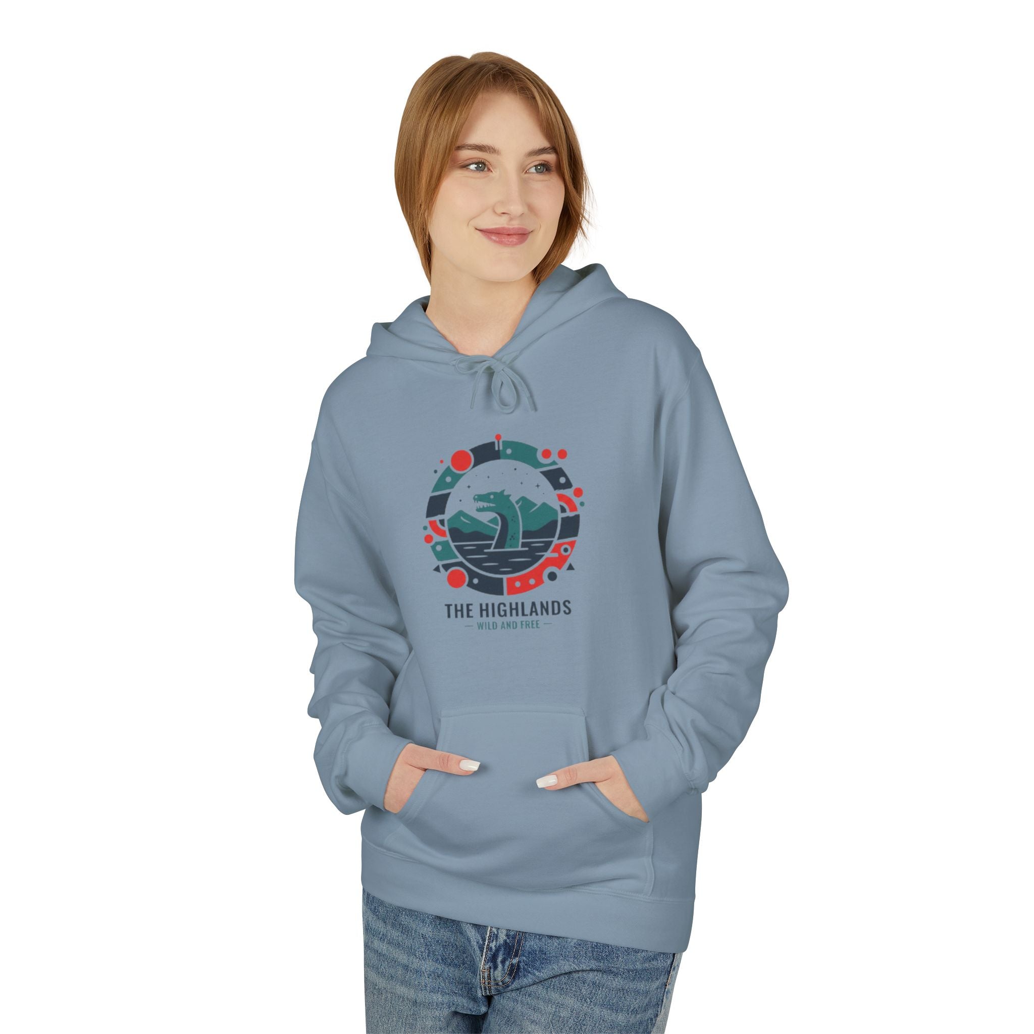 Highlands Mountain Hoodie — Scenic Retro Adventure Pullover