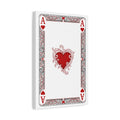 Ace of Hearts Canvas Wall Art — Romantic Playing Card Print