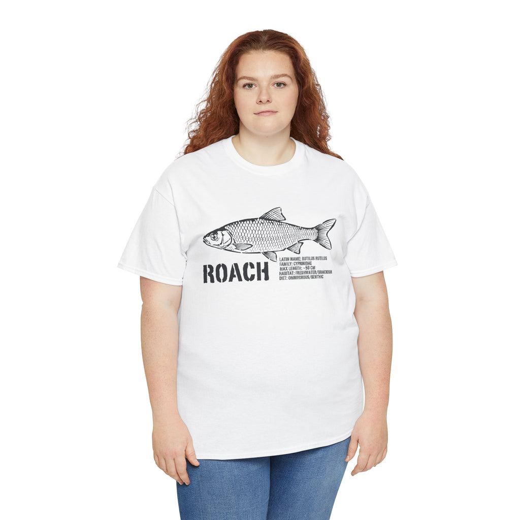 Roach Fish Sketch Tee — Vintage Angler Graphic T-Shirt