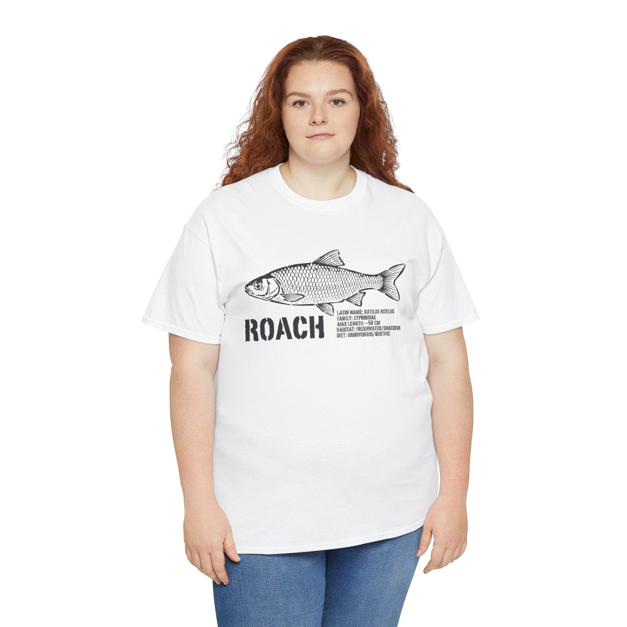 Roach Fish Sketch Tee — Vintage Angler Graphic T-Shirt