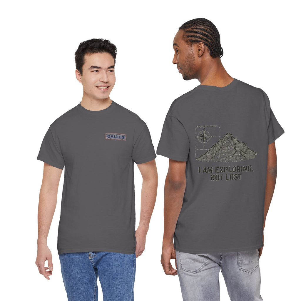 Explorer Mountain Tee — "I Am Exploring, Not Lost" Adventure T-Shirt