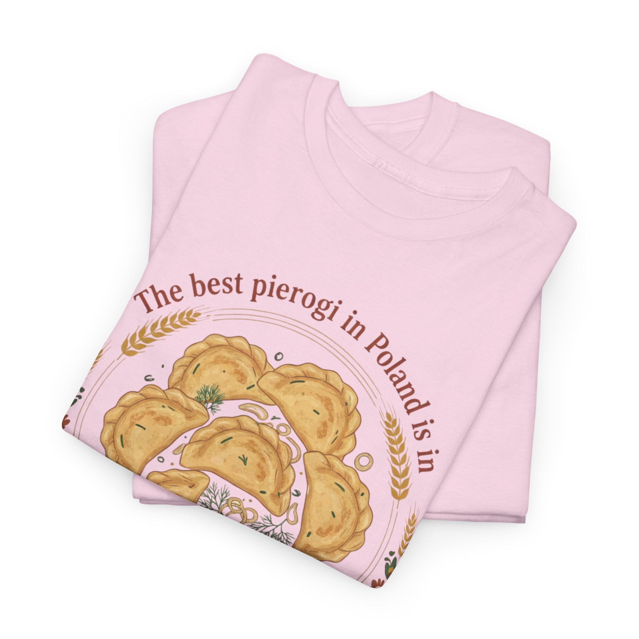 Kraków Pierogi Graphic Tee — "The best pierogi in Poland is in KRAKÓW" T-Shirt