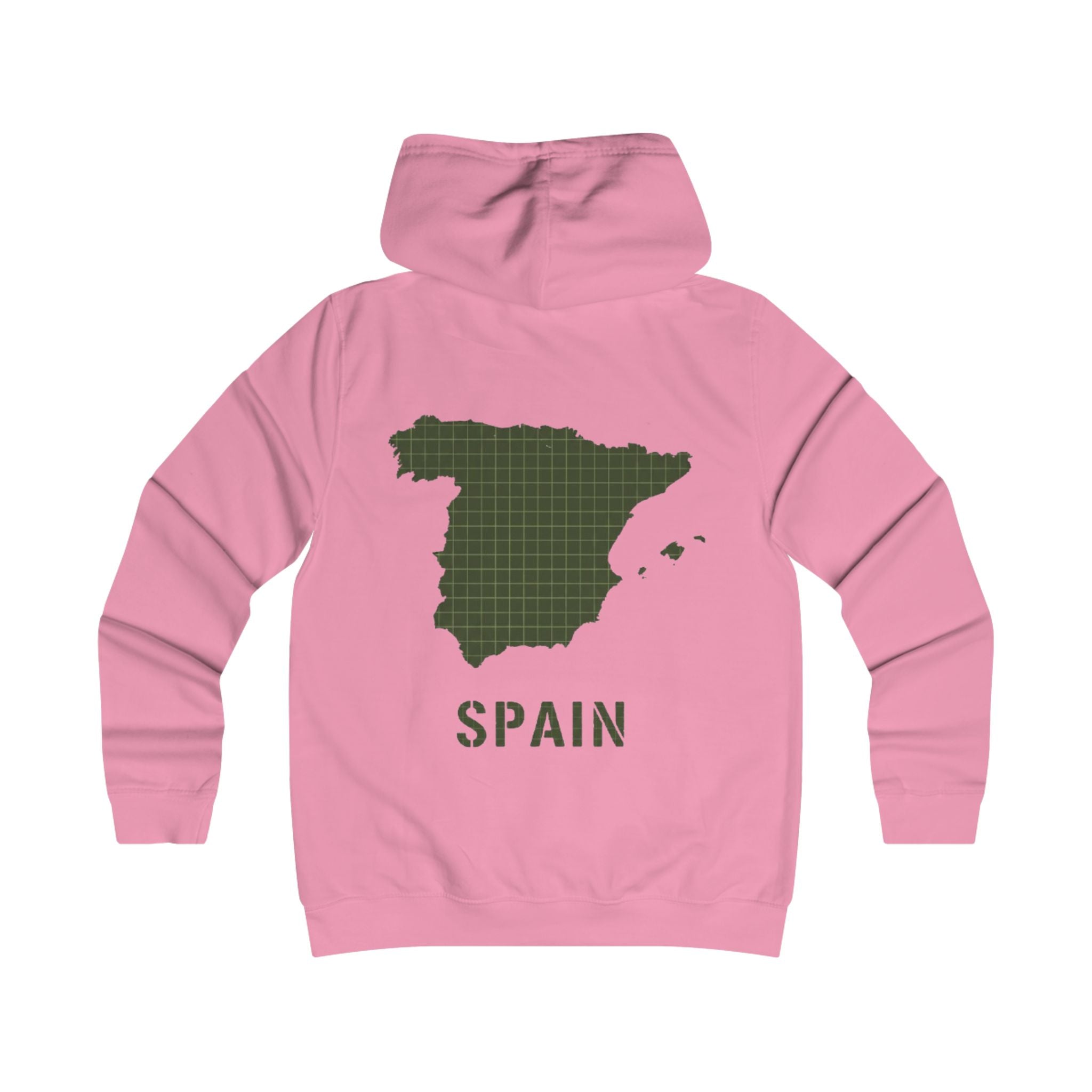 Spain Map College Hoodie — Gallus Vintage Campus Pullover